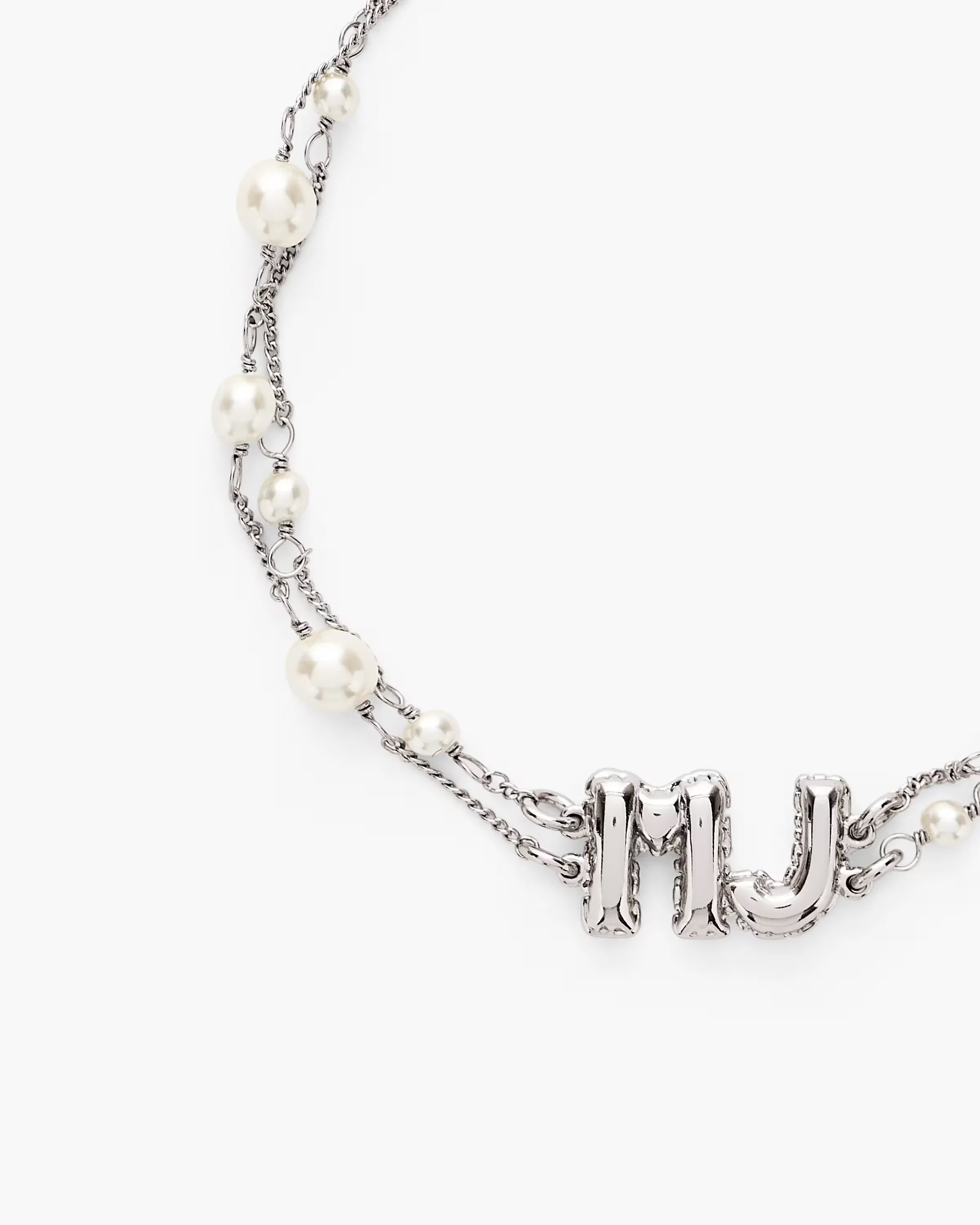 Marc Jacobs The Pearl Mj Balloon Bracelet Silver