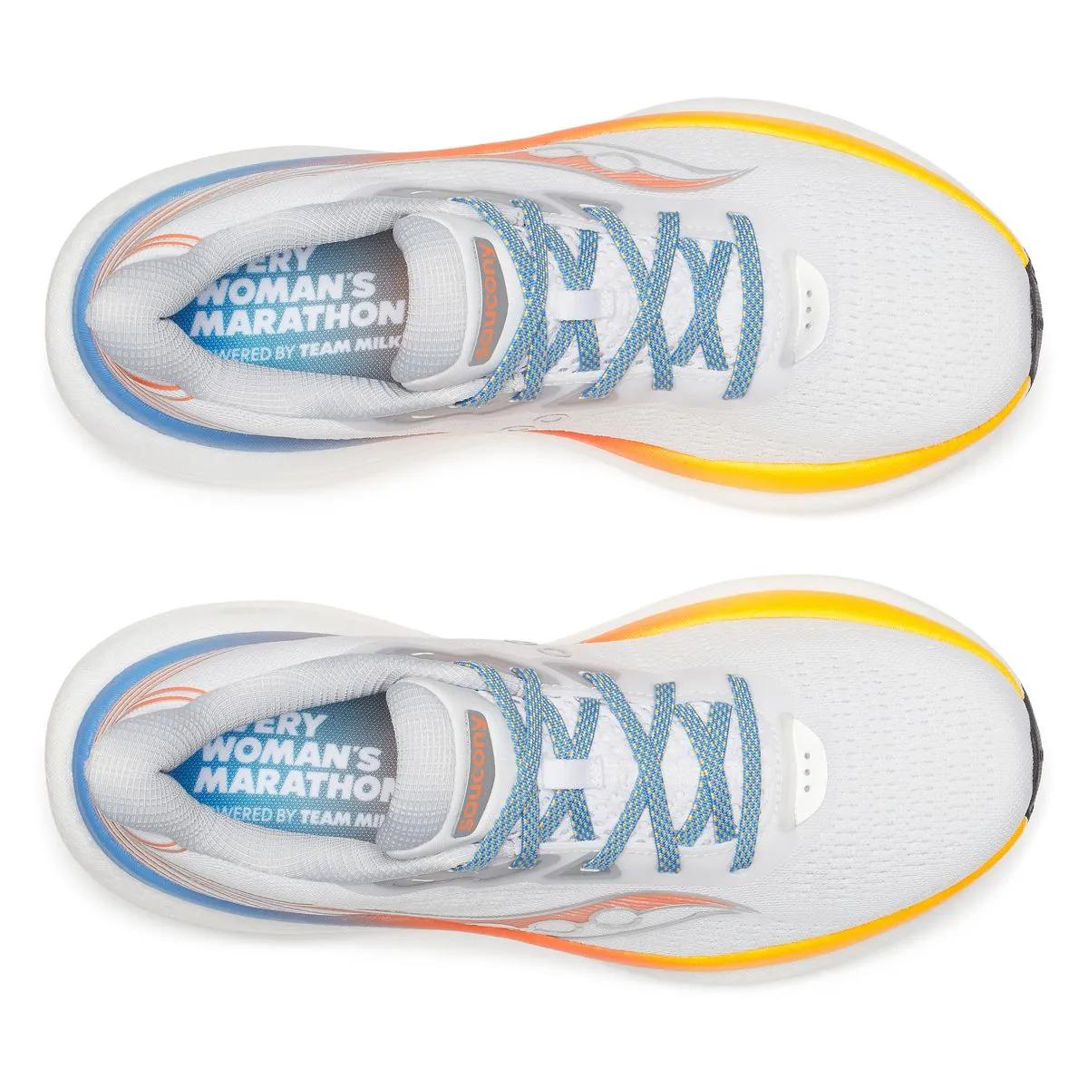 Saucony Women's Triumph 23 White | Sunset