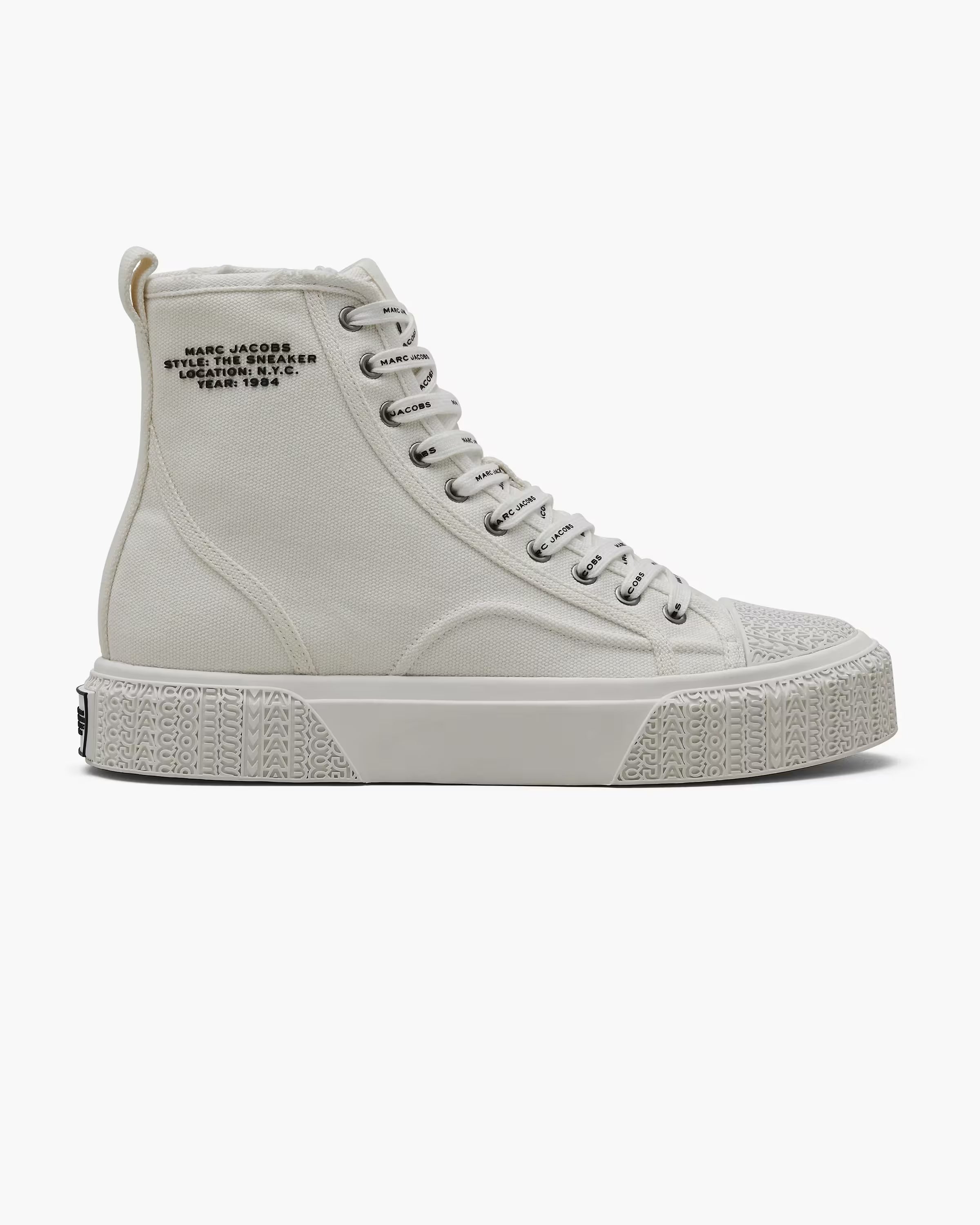 Marc Jacobs The High Top Sneaker White
