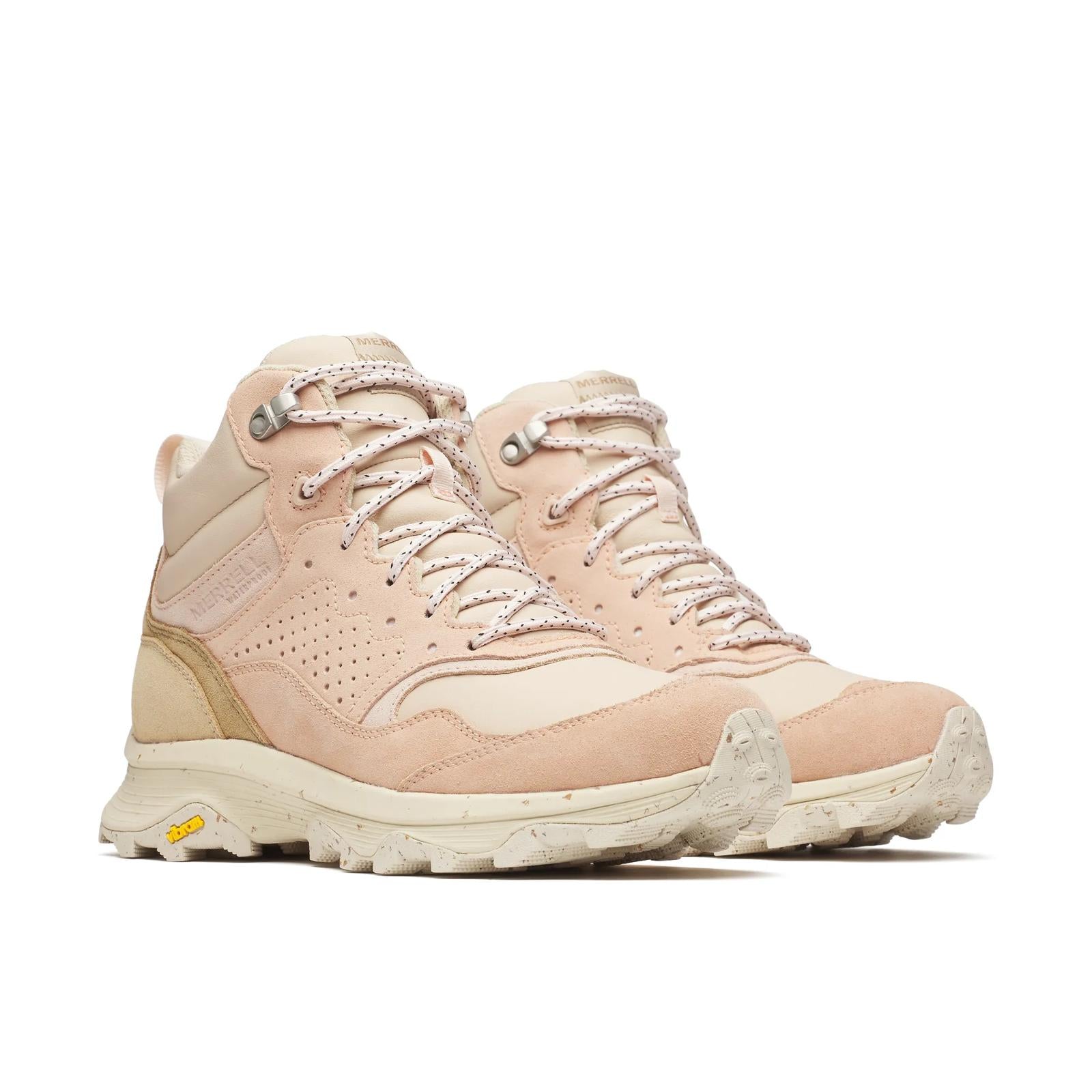 Merrell Women's Speed Solo MXD Mid Waterproof Tan Rose