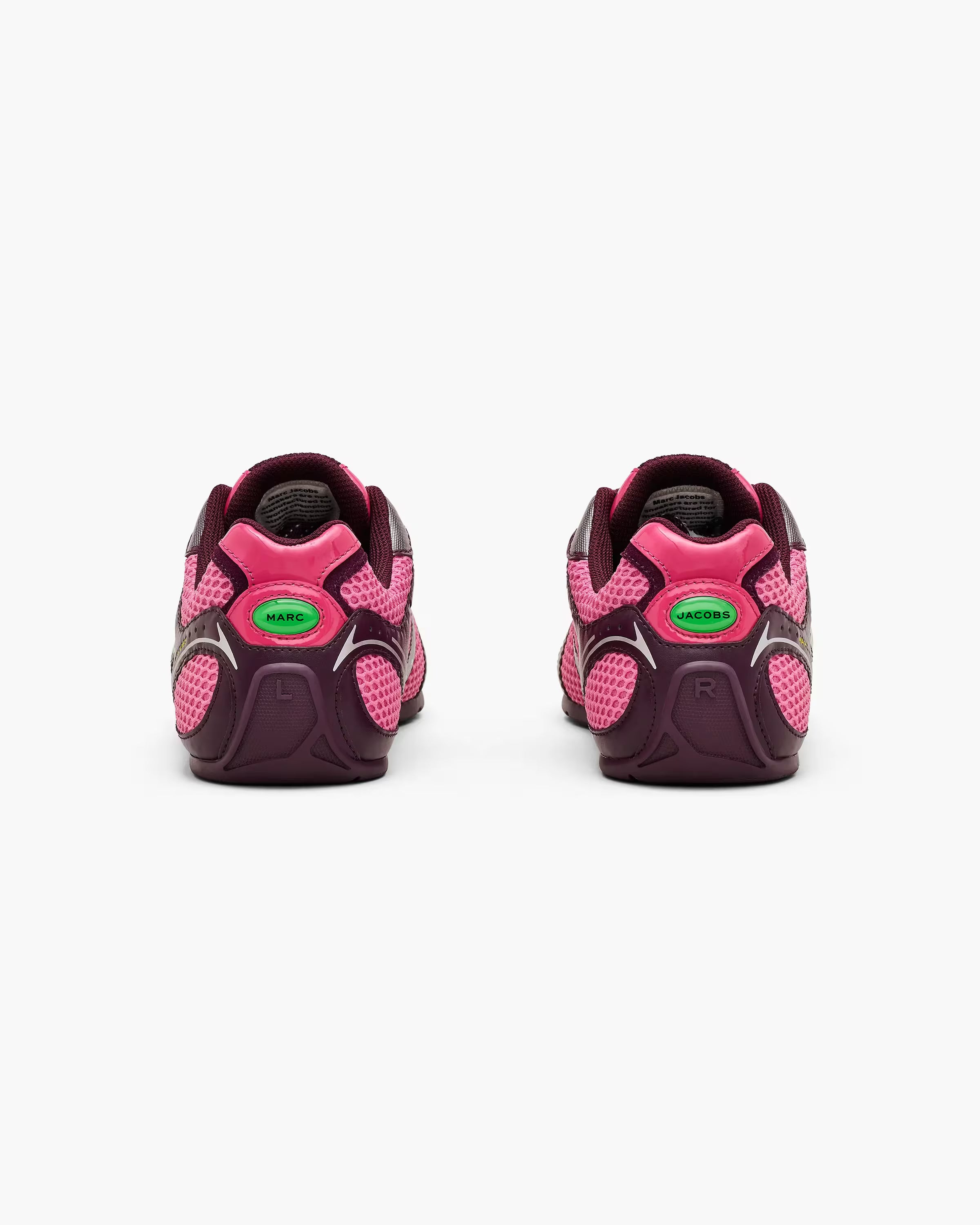 Marc Jacobs The Thin Outline Logo Webbing Strap Wolf Grey Multi