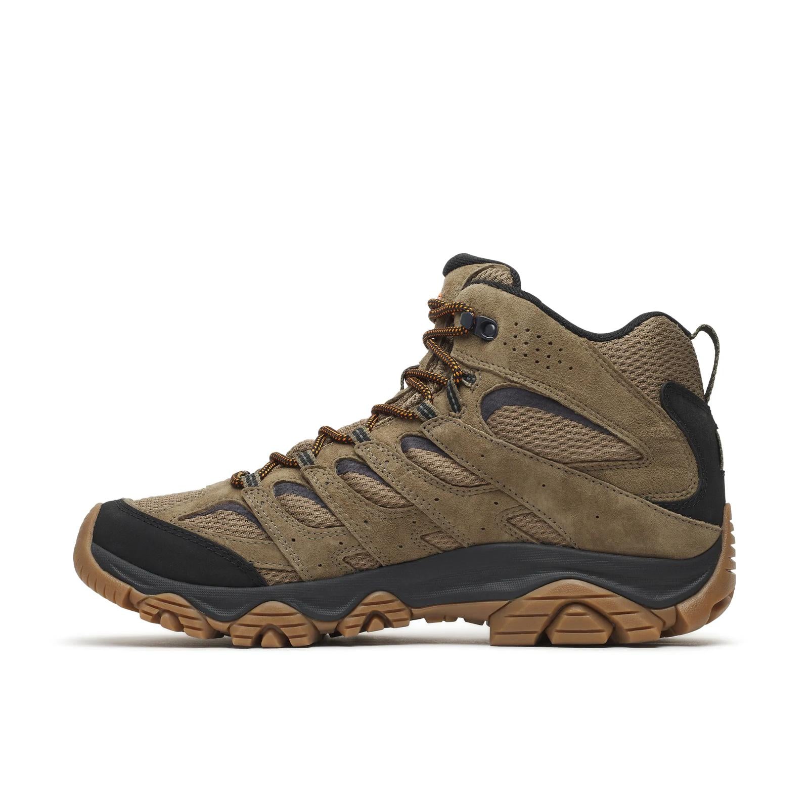 Merrell Men's Moab 3 Mid Waterproof Wide Width Olive/Gum