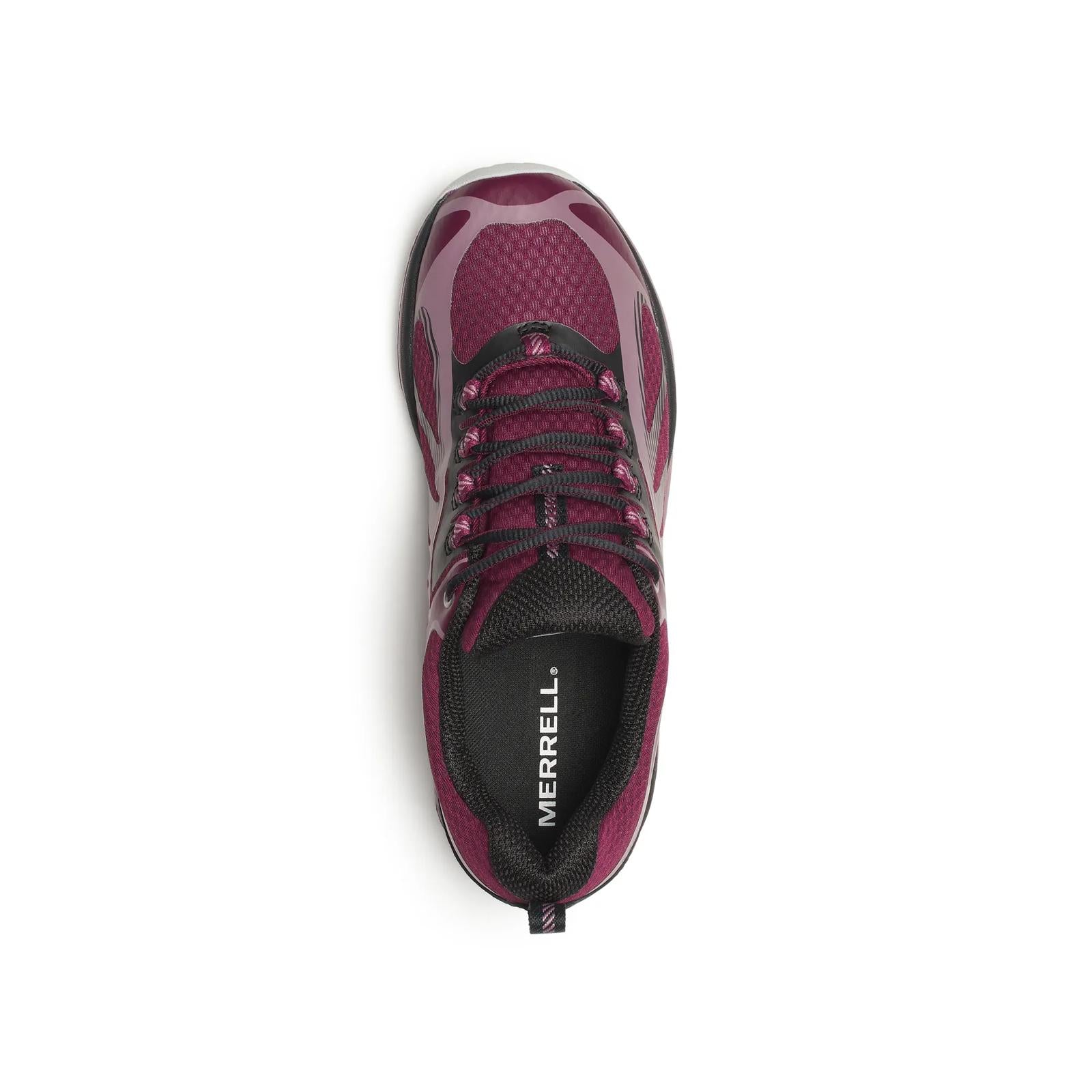 Merrell Women's Siren Edge 3 Waterproof Wide Width Black/Crimson