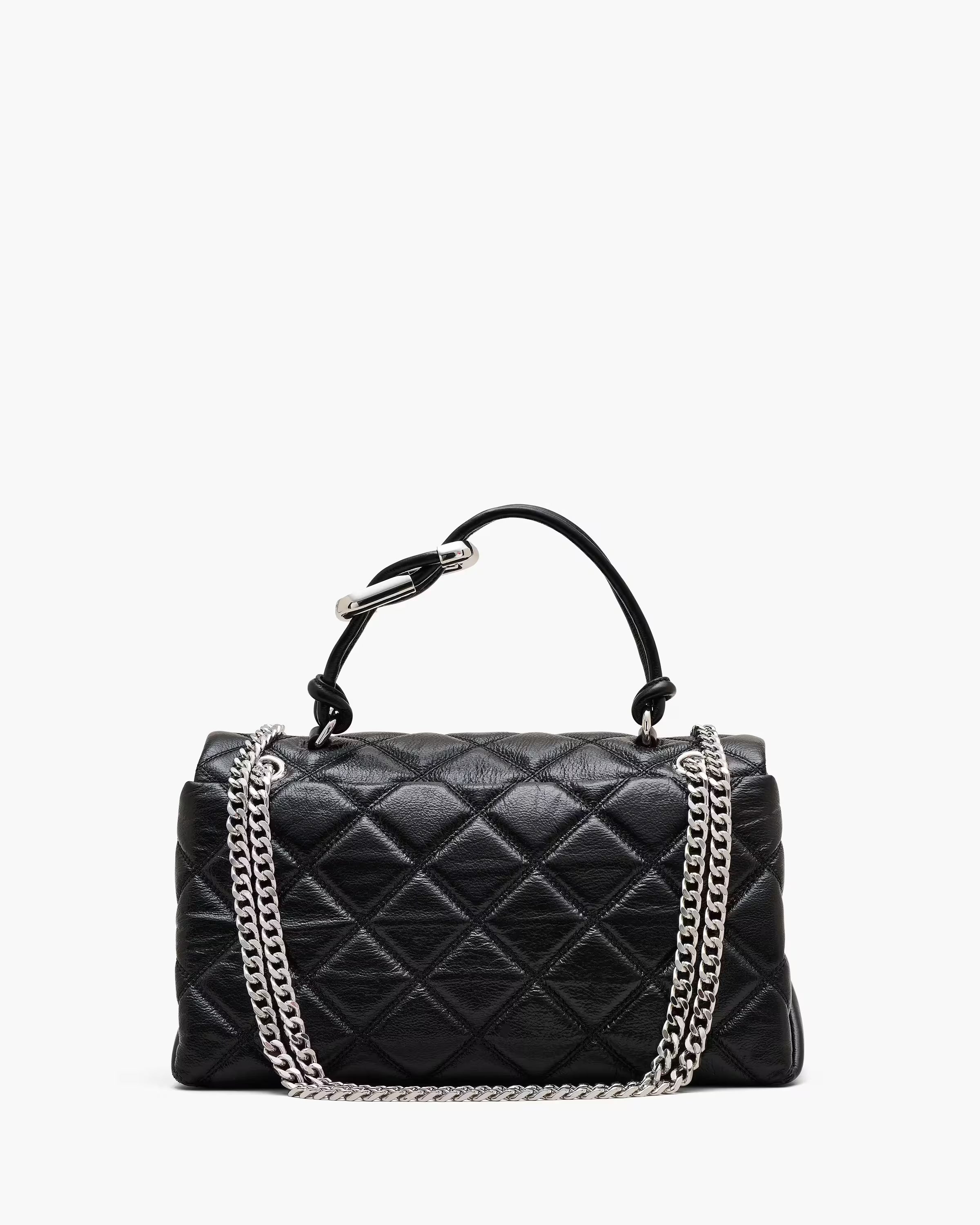 Marc Jacobs The Quilted Dual Convertible Shoulder Bag Black