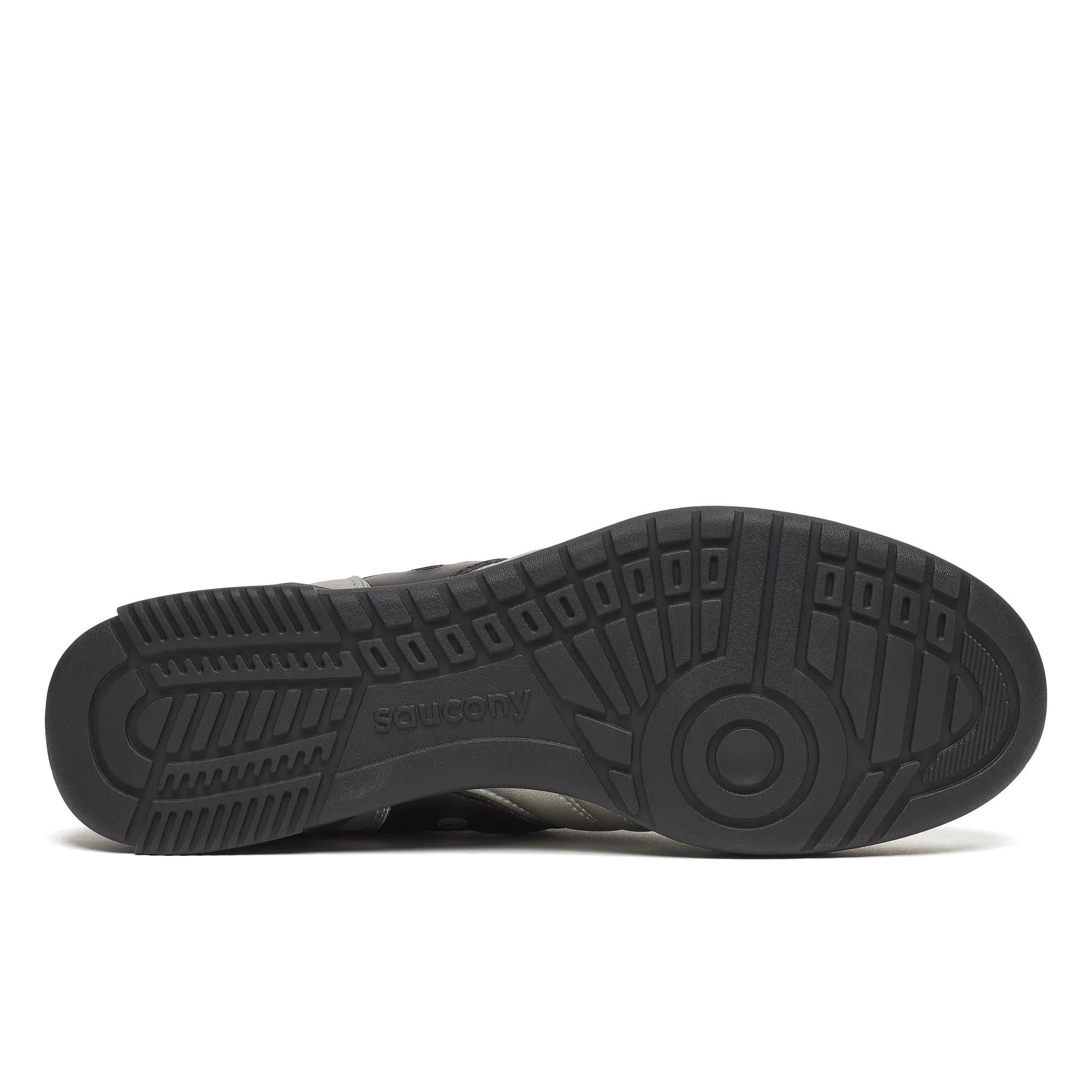 Saucony 586i Leather Silver | Black