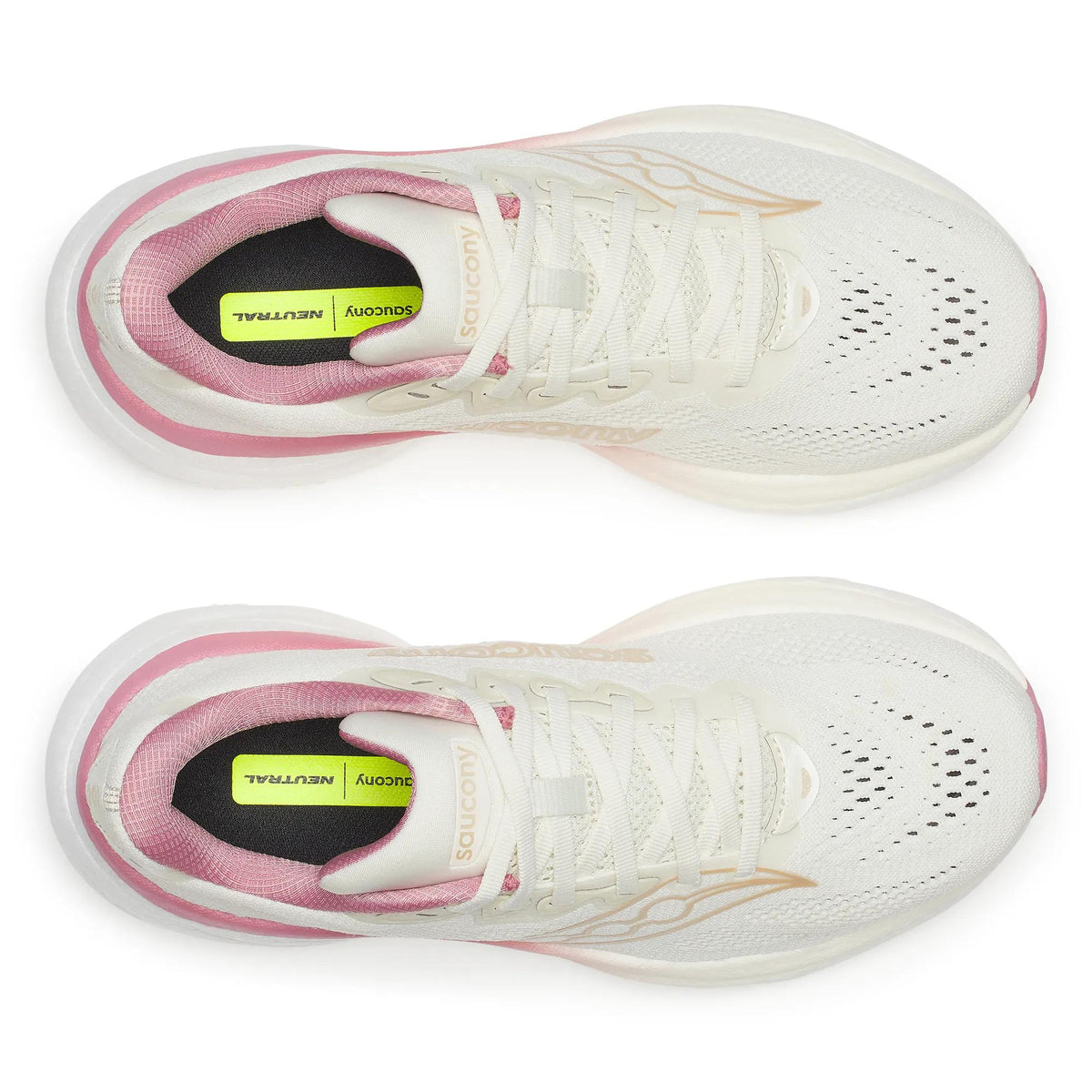 Saucony Women's Ride 19 Wide Vanilla | Mauve