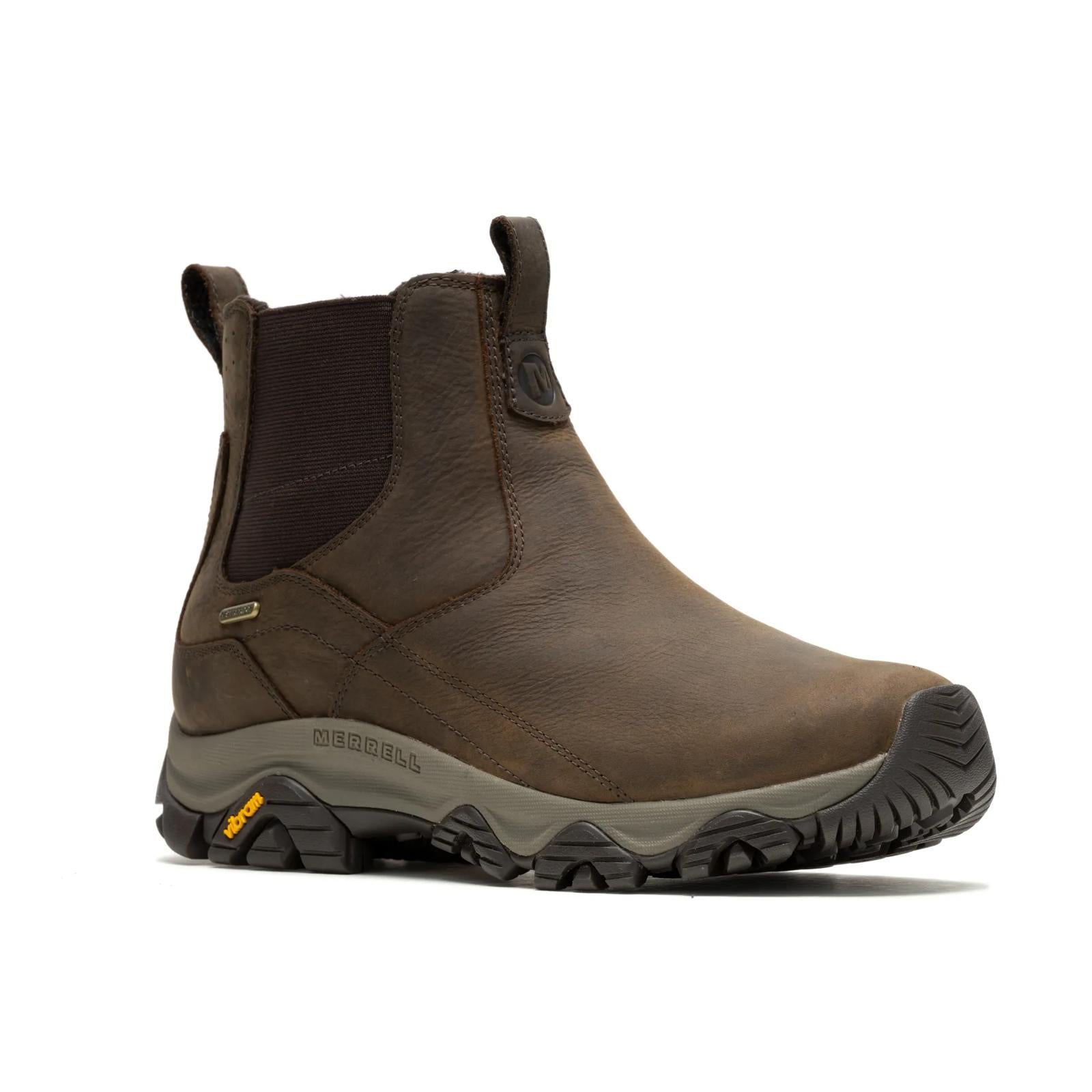Merrell Men's Moab Adventure 3 Chelsea Polar Waterproof Wide Width Earth