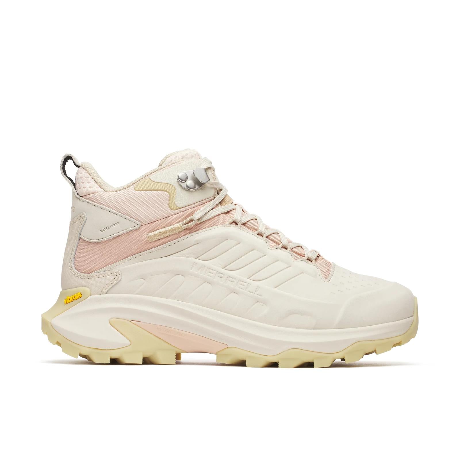 Merrell Women's Moab Speed 2 Leather Mid Waterproof Eggshell