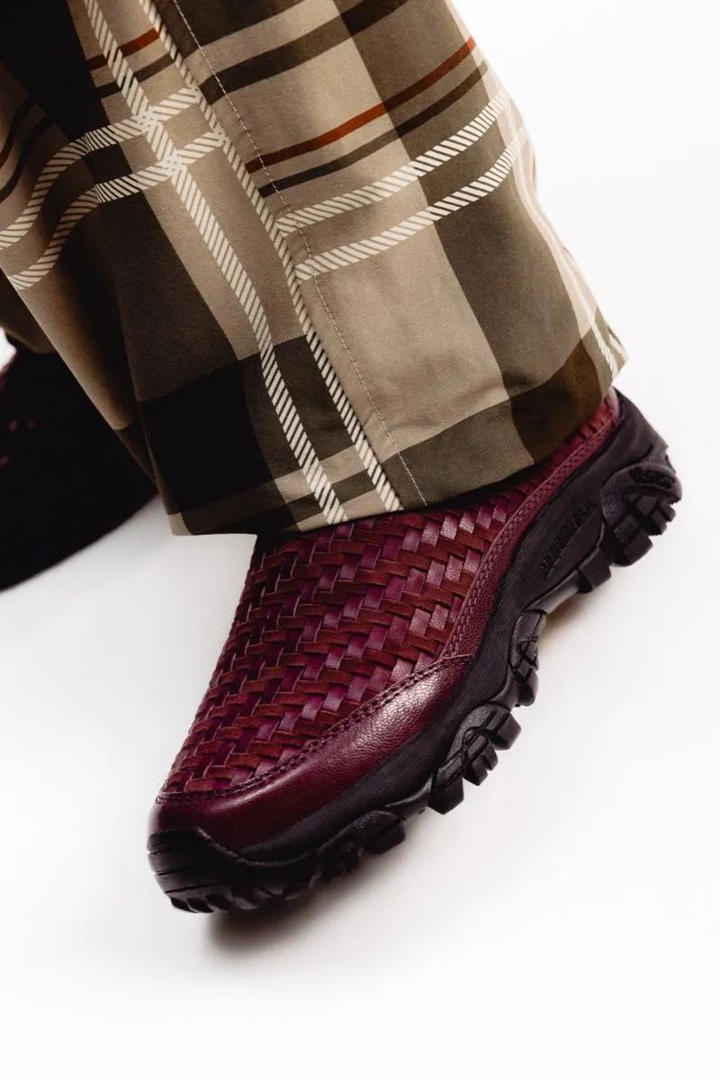 Merrell Moab 2 Slide Leather Woven 1TRL Dark Cherry