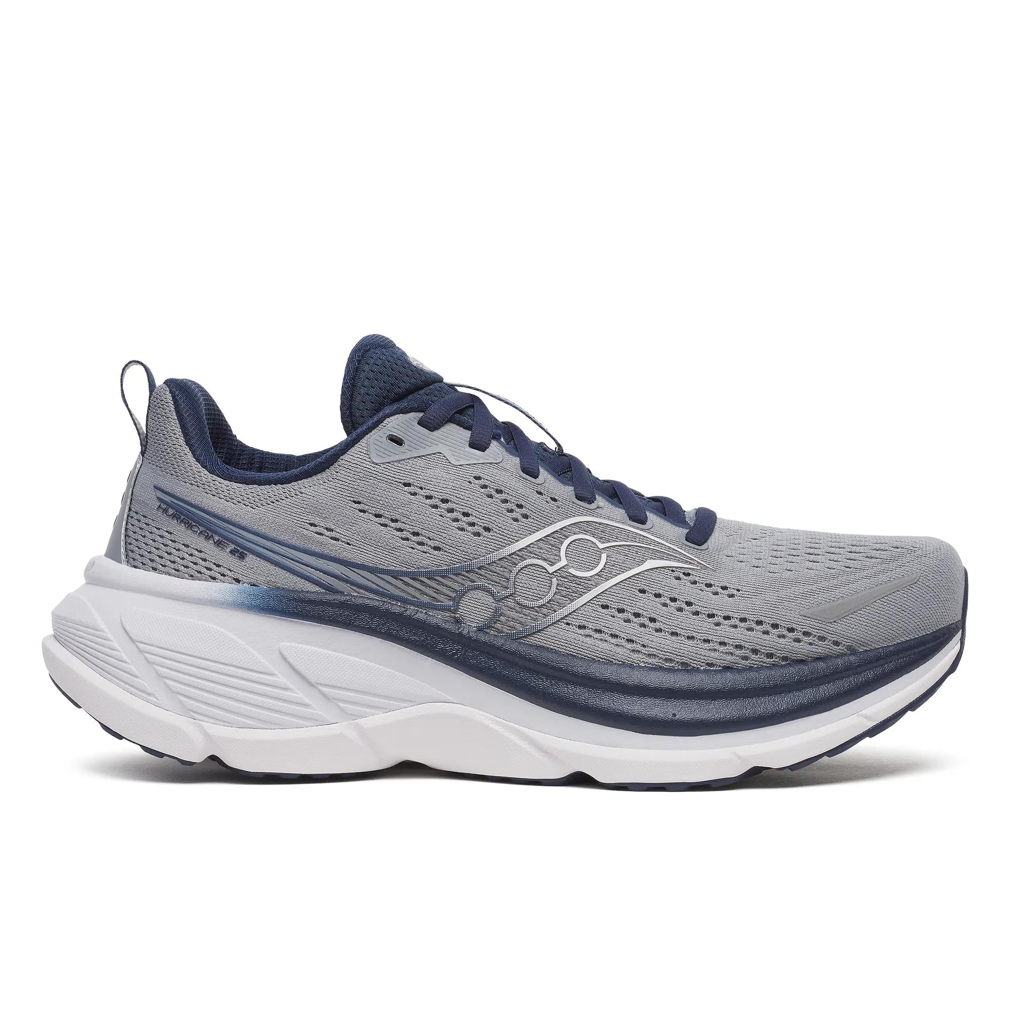 Saucony Men's Hurricane 25 Wide Flint | Navy