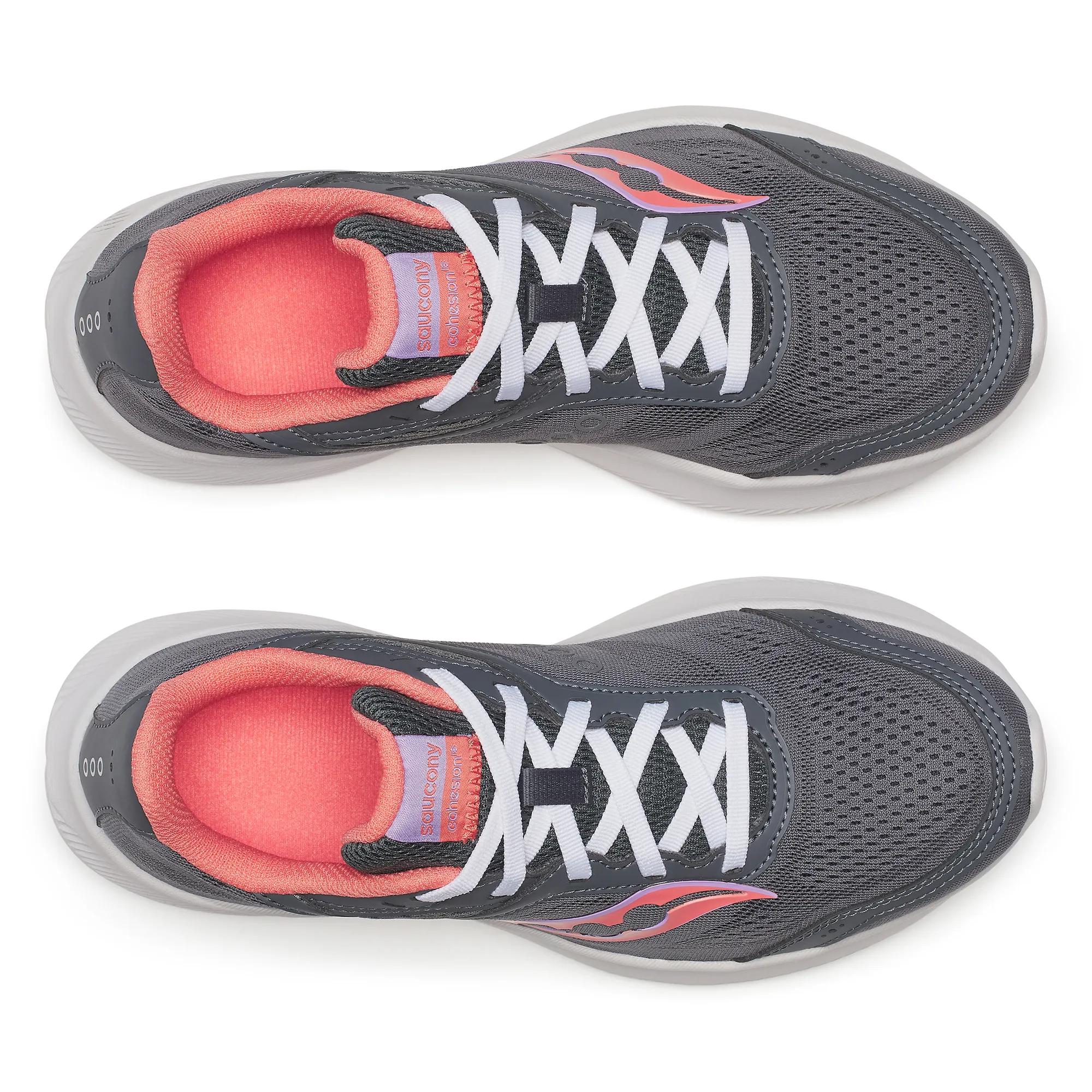 Saucony Women's Cohesion 18 Wide Carbon | Salmon