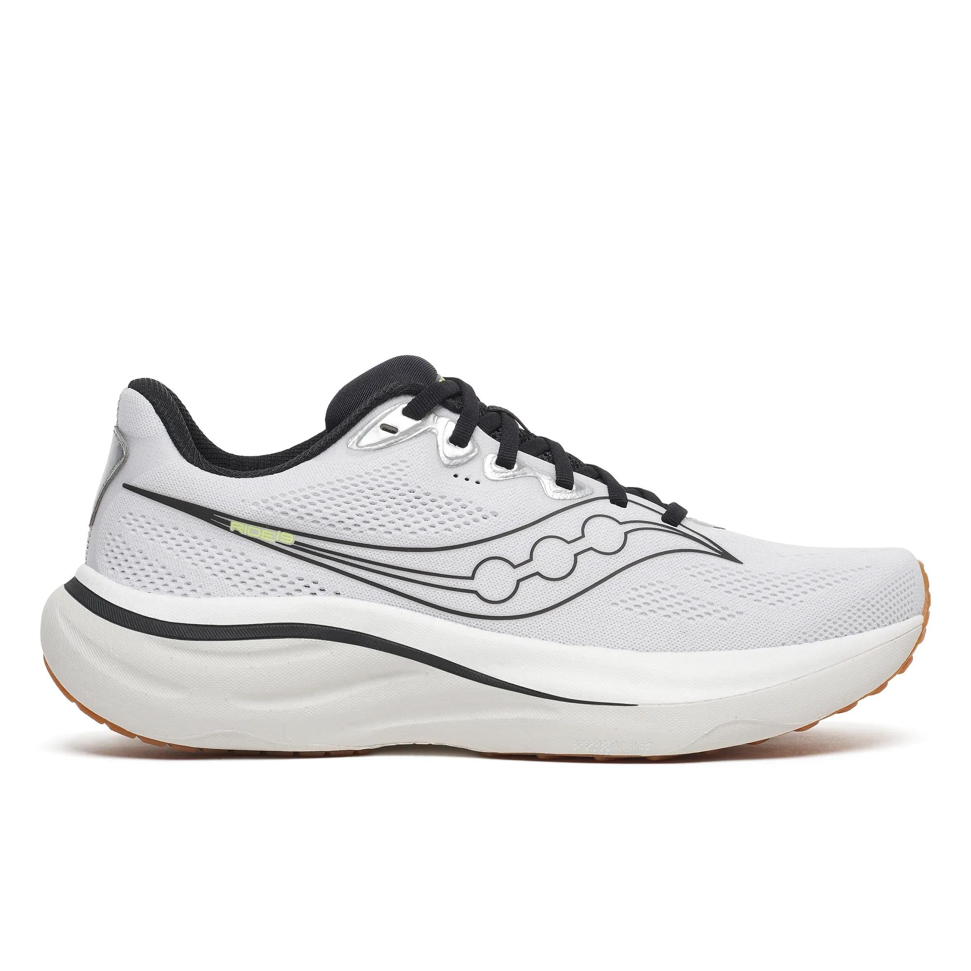 Saucony Men's Ride 19 White | Quartz
