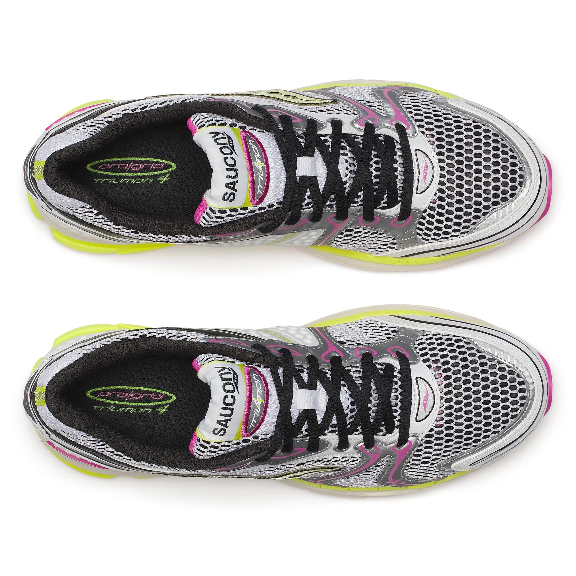 Saucony ProGrid Triumph 4 White | Fluo