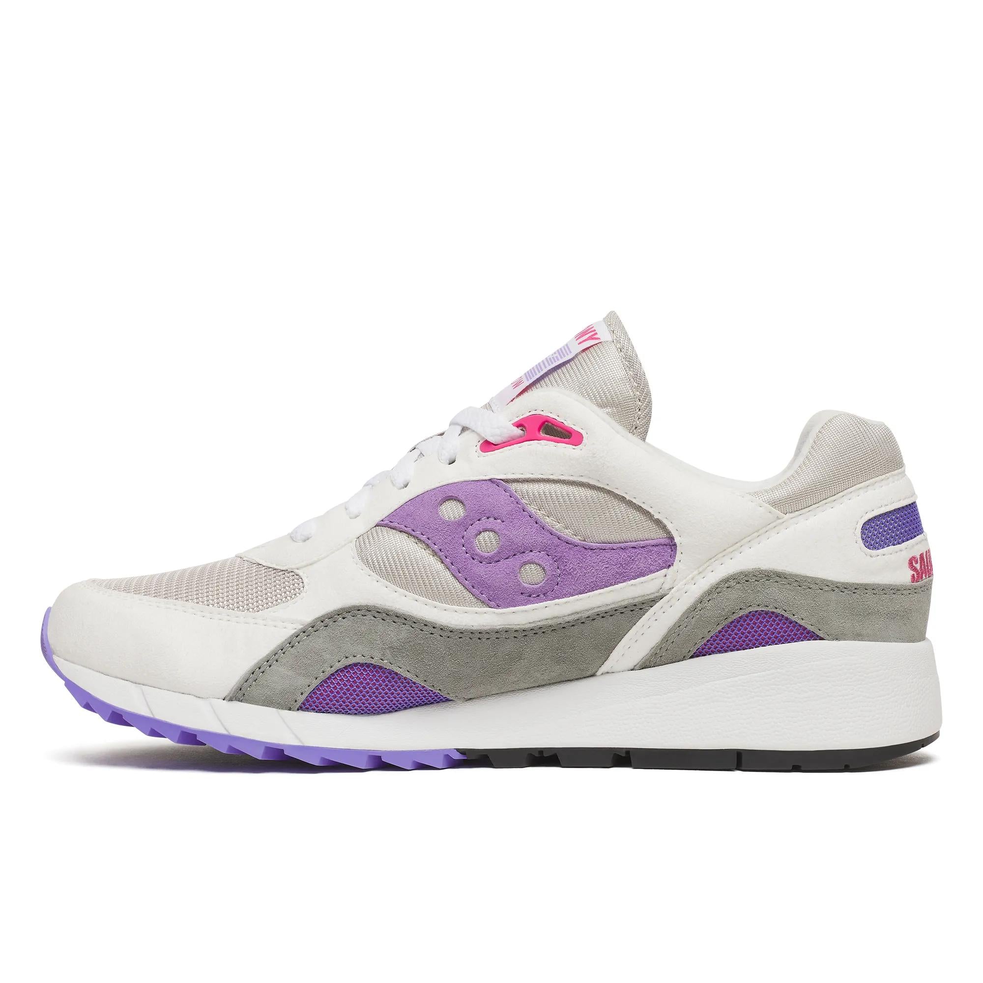 Saucony Shadow 6000 White | Grey | Purple