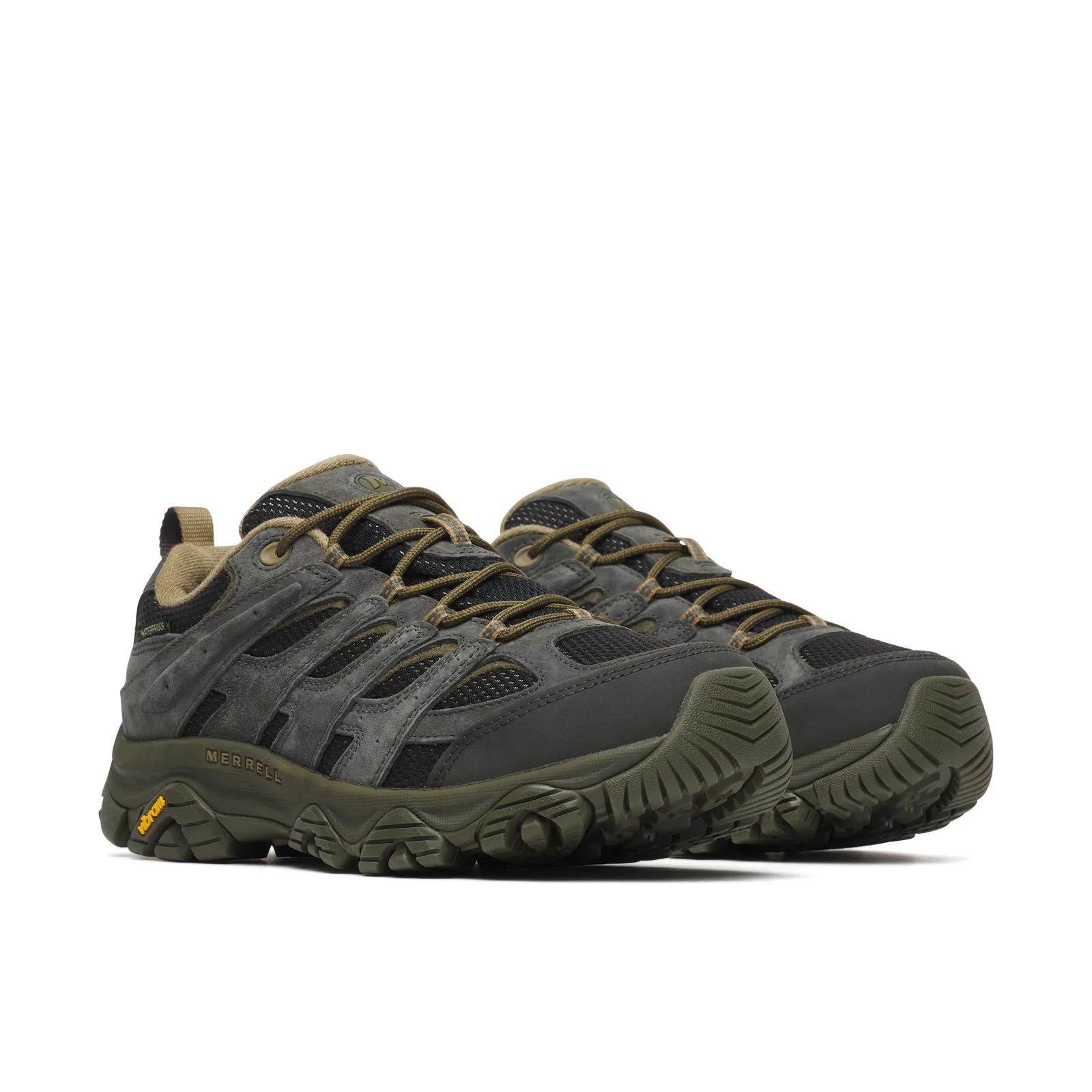 Merrell Men's Moab 3 Waterproof Black/Beluga