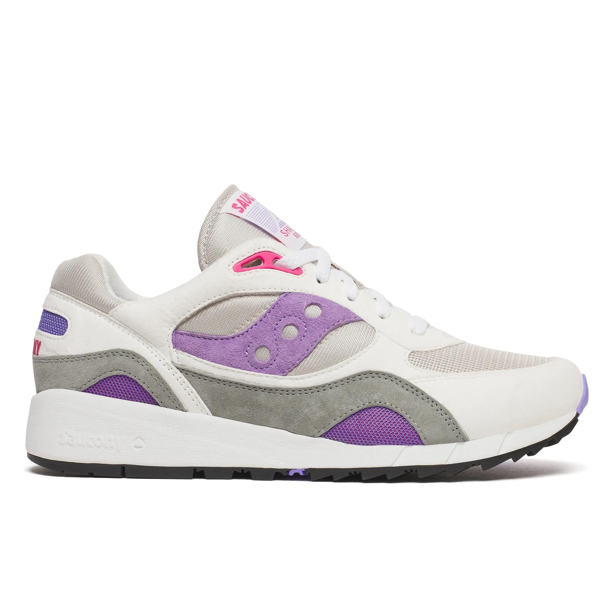 Saucony Shadow 6000 White | Grey | Purple