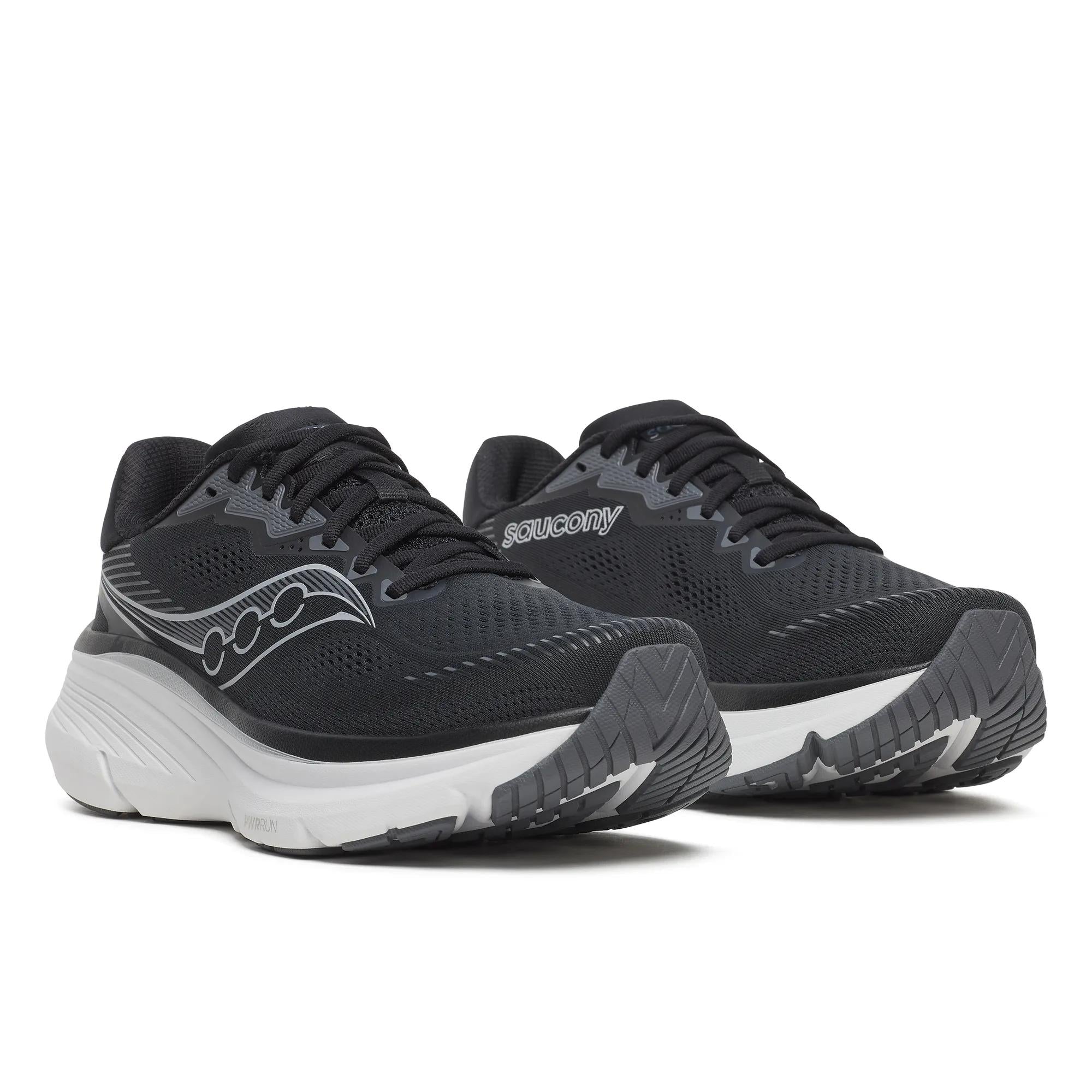 Saucony Men's Guide 19 Extra Wide Black | Silver