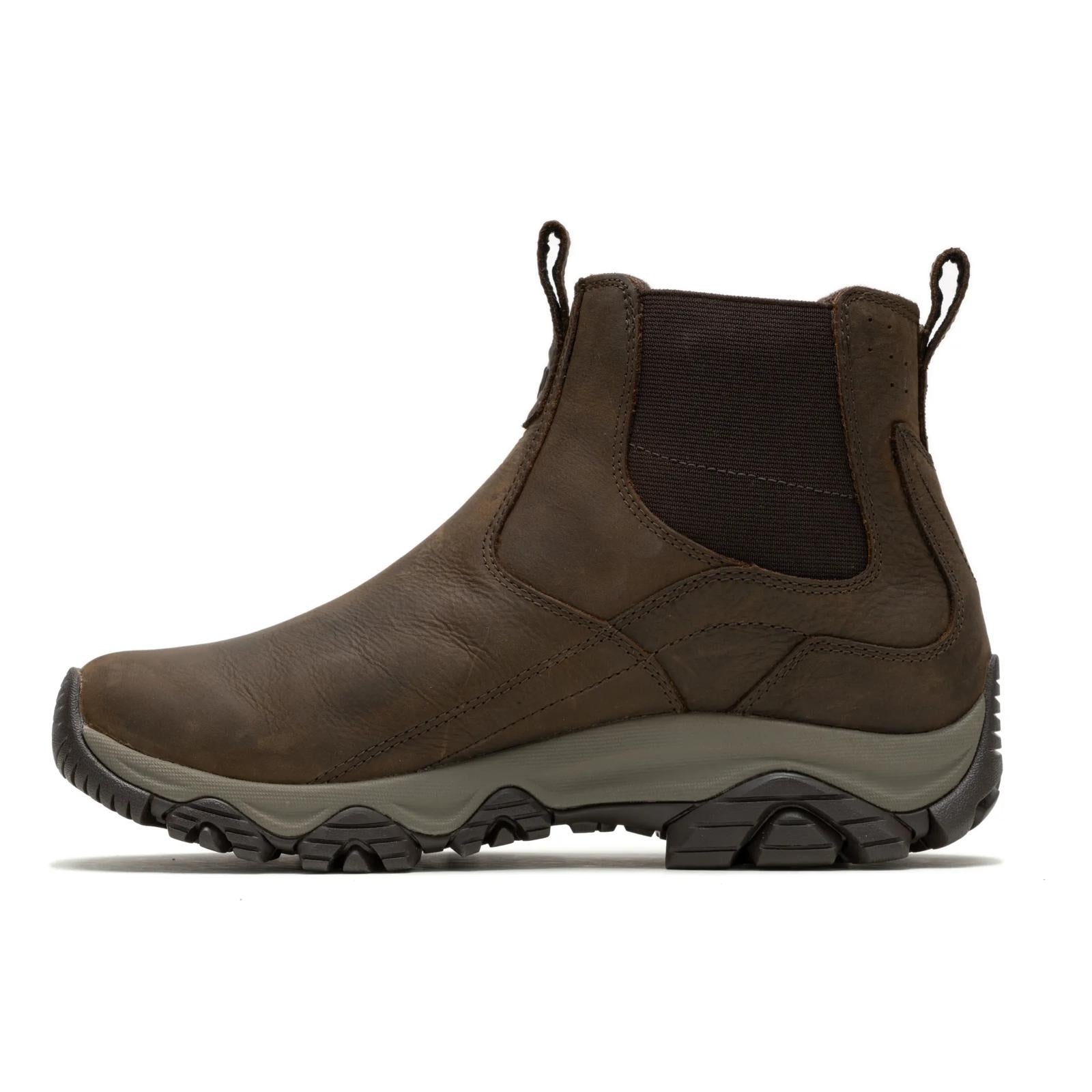 Merrell Men's Moab Adventure 3 Chelsea Waterproof Wide Width Earth