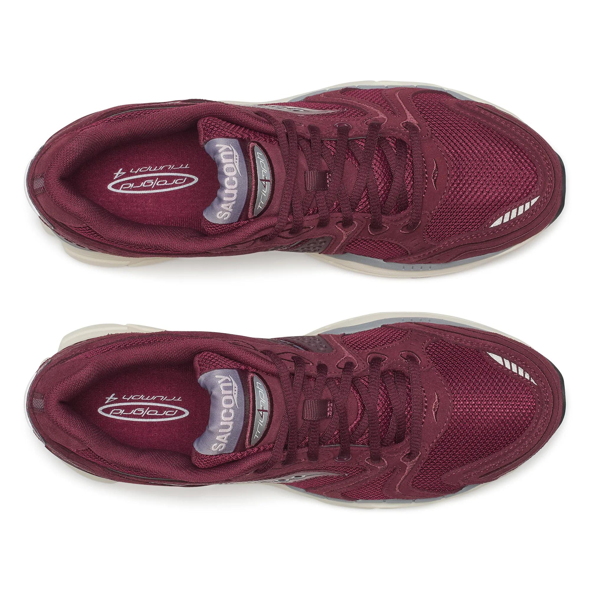 Saucony ProGrid Triumph 4 Premium Maroon | Grey