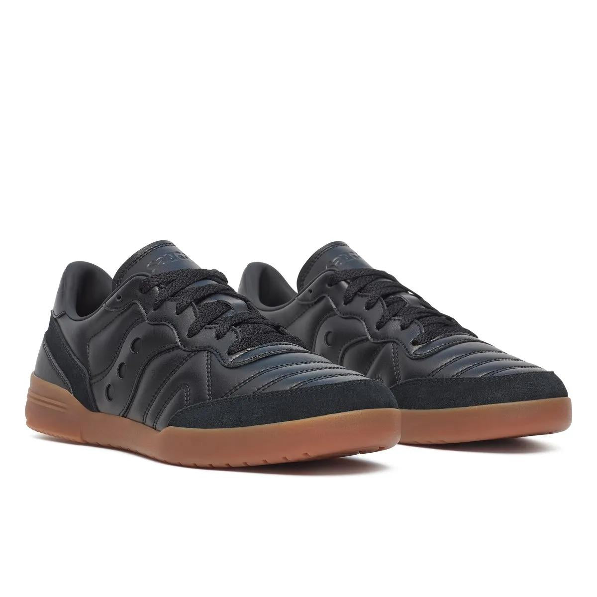 Saucony 586i Leather Black | Gum
