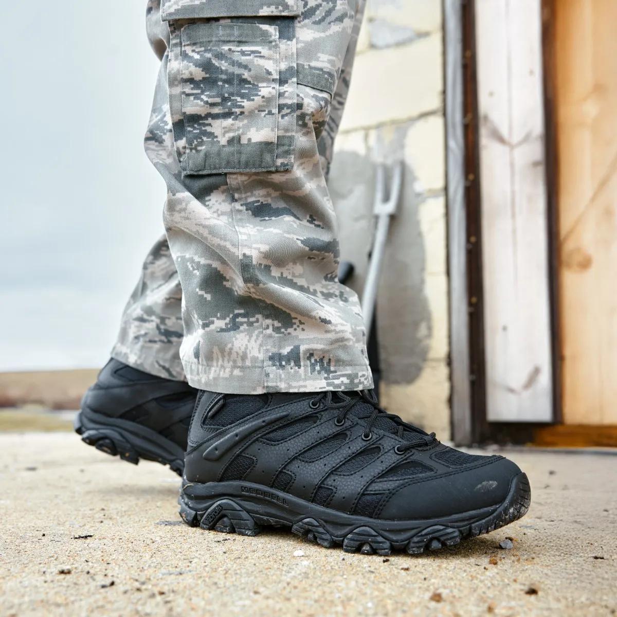 Merrell Men's Moab 3 Mid Tactical Waterproof Dark Olive