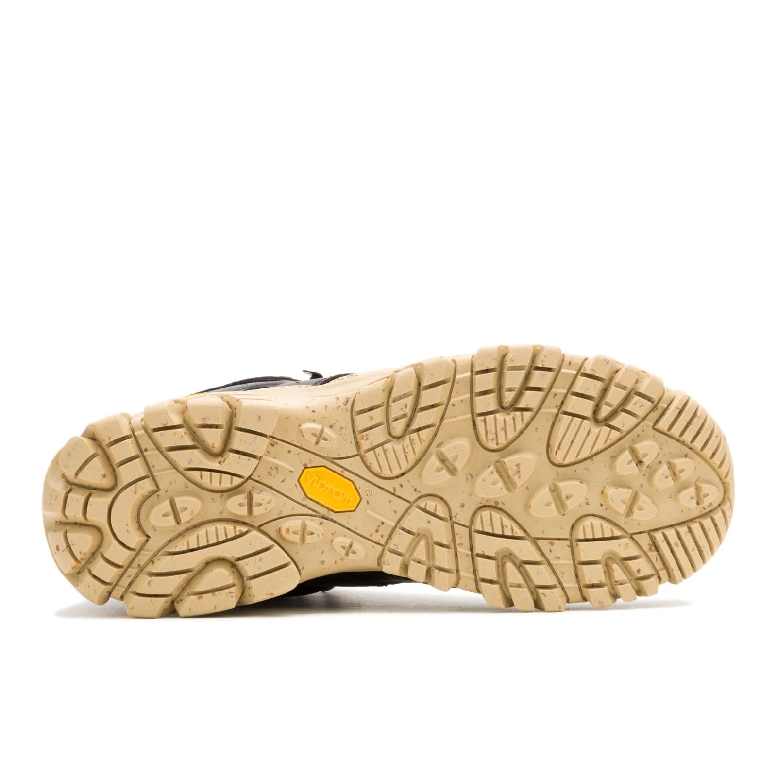 Merrell Men's Moab 3 Luxe Leather Mid Waterproof Black/Tan