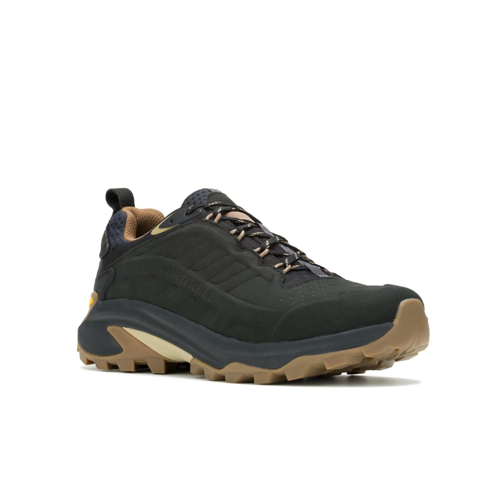 Merrell Men's Moab Speed 2 Leather Waterproof Black