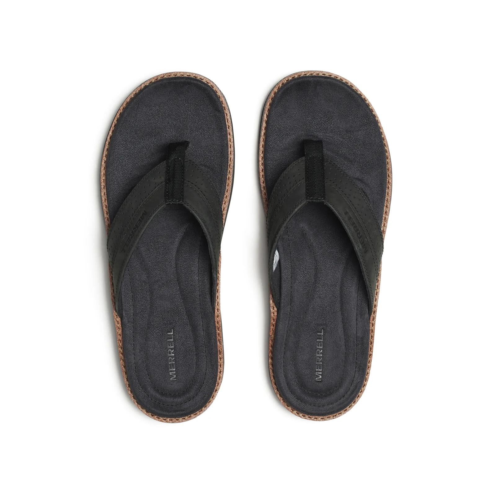 Merrell Men's Cove Leather Flip Black