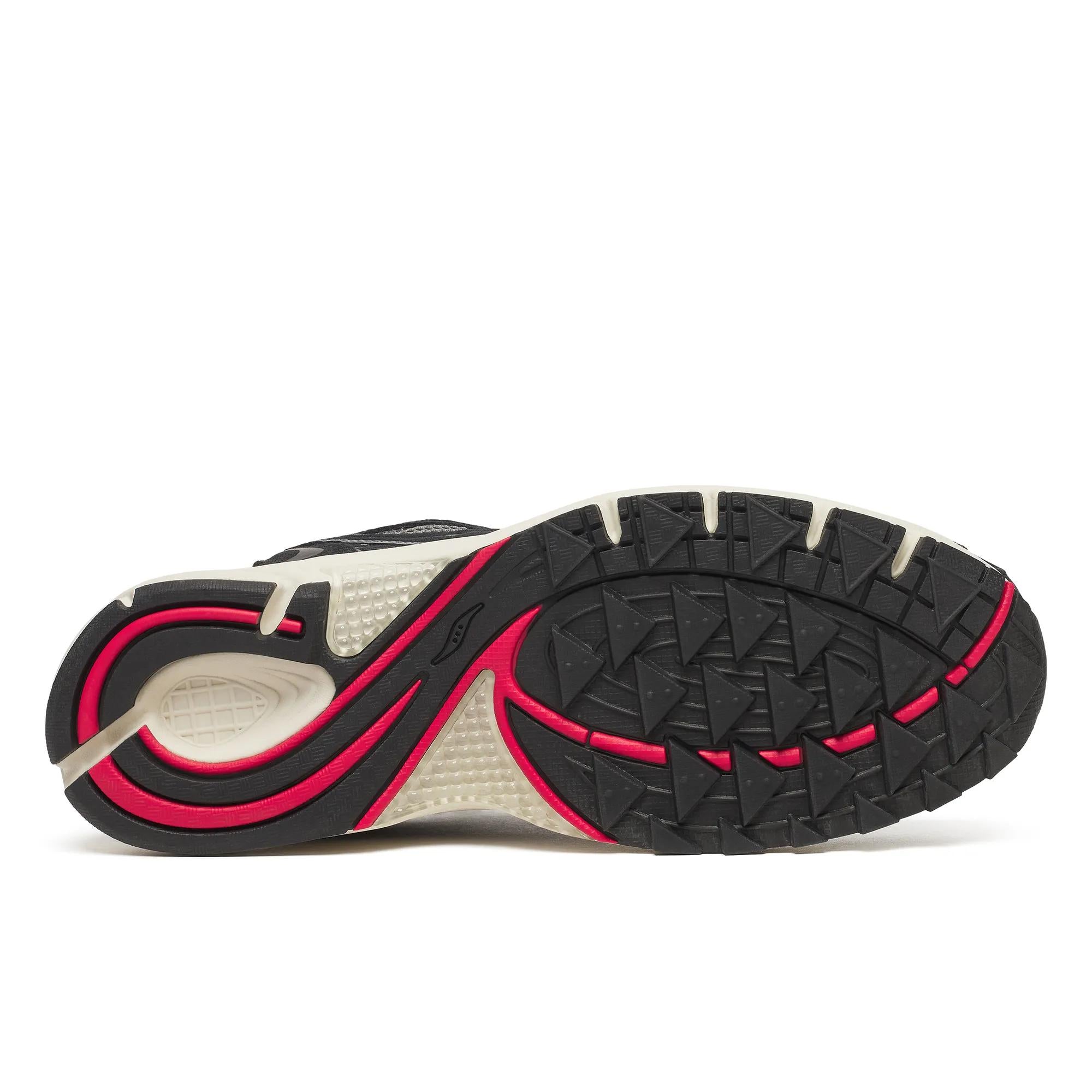 Saucony Grid Jazz 9 Suede Black | Fire Red