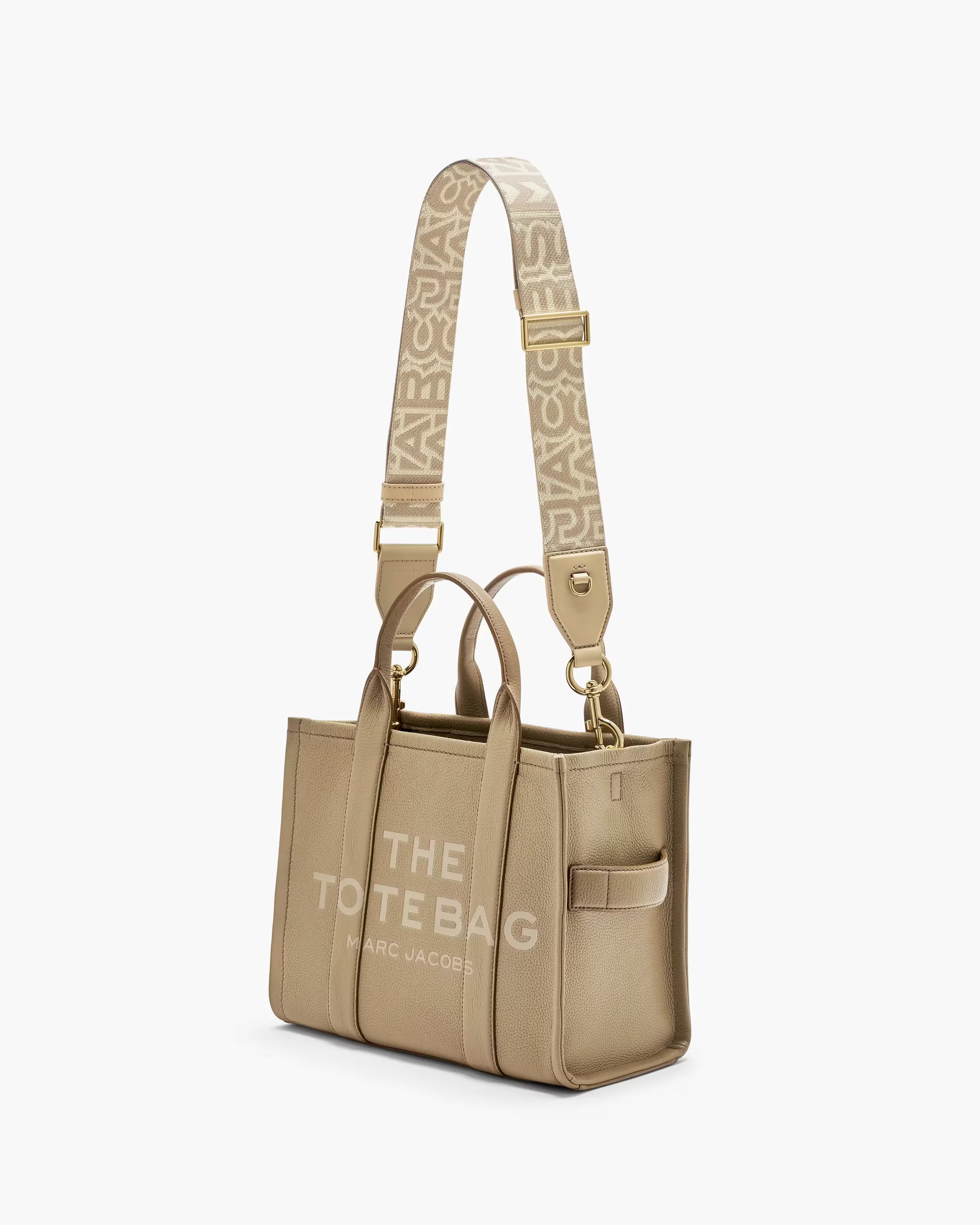 Marc Jacobs The Monogram Utility Webbing Strap Camel