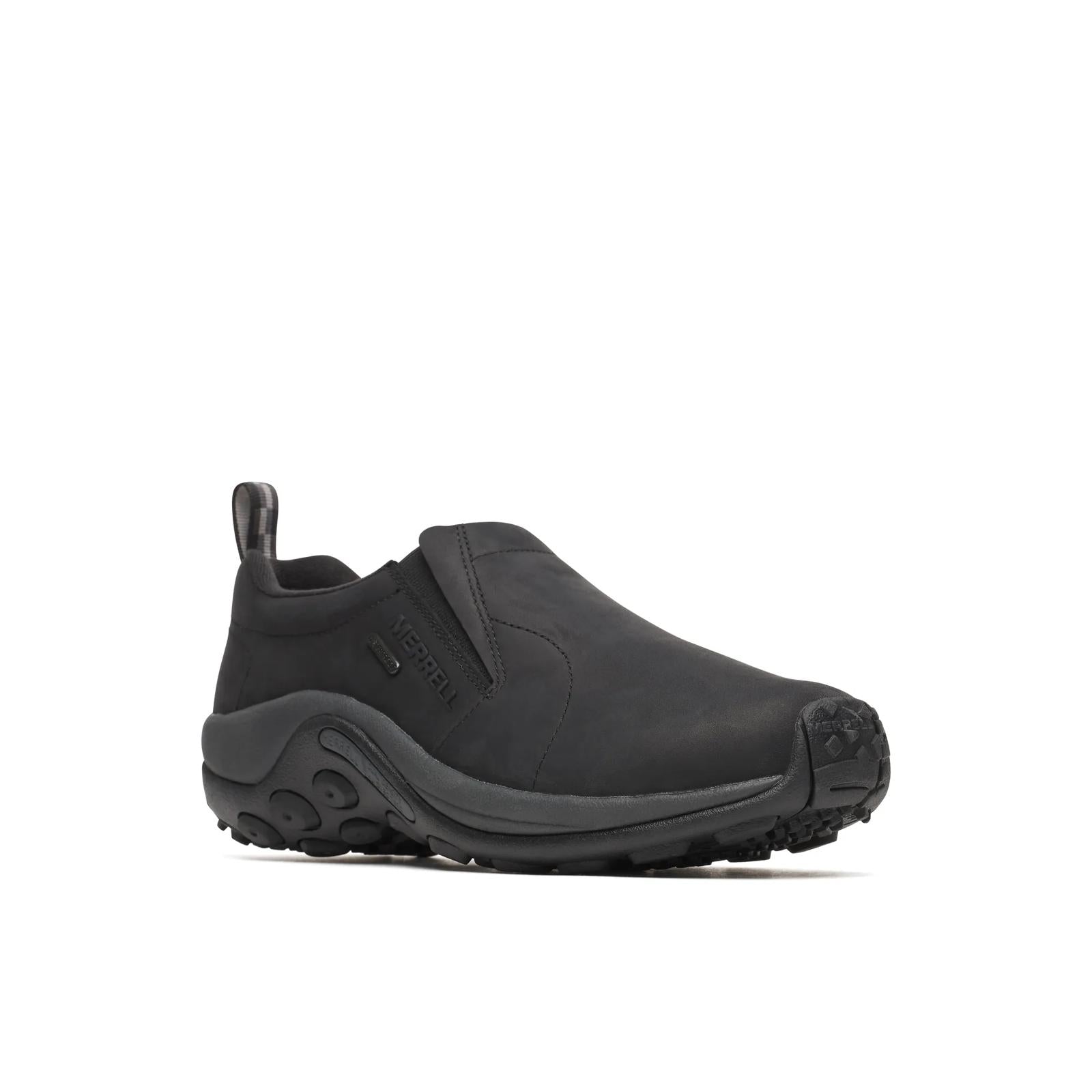 Merrell Men's Jungle Moc Nubuck Waterproof Wide Width Black