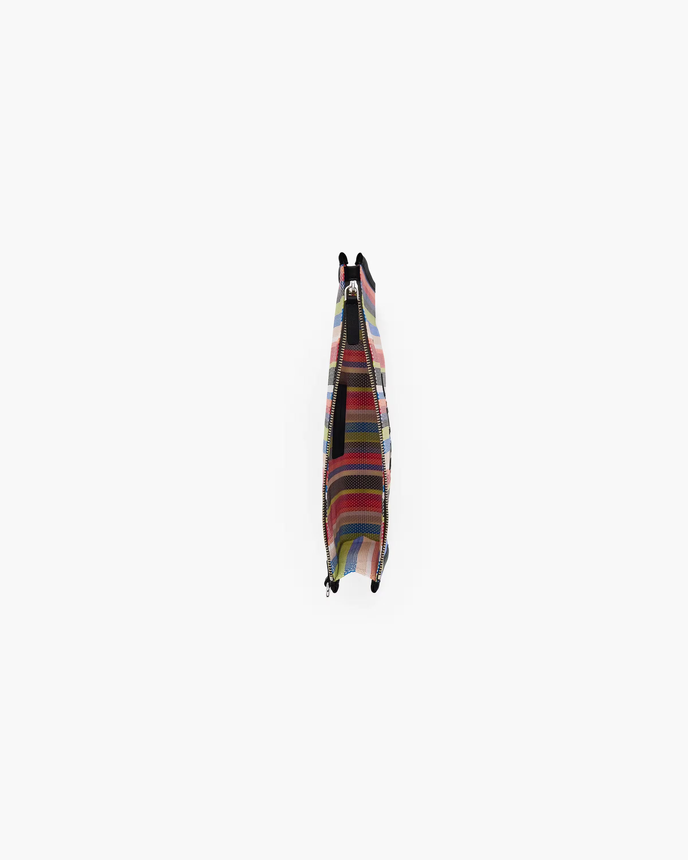 Marc Jacobs The Stripe Canvas Top Zip Multi Wallet Blue Sea Multi
