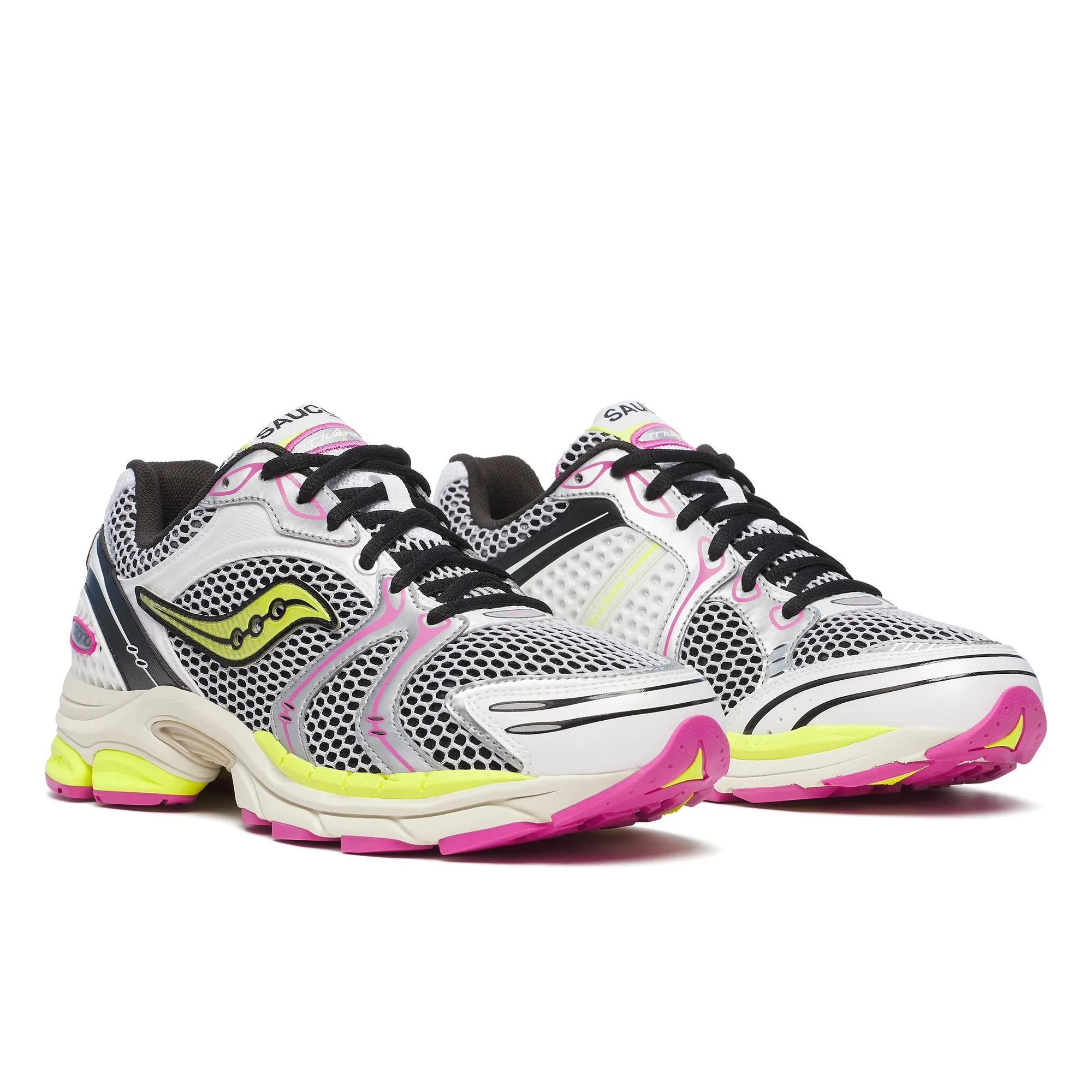 Saucony ProGrid Triumph 4 White | Fluo