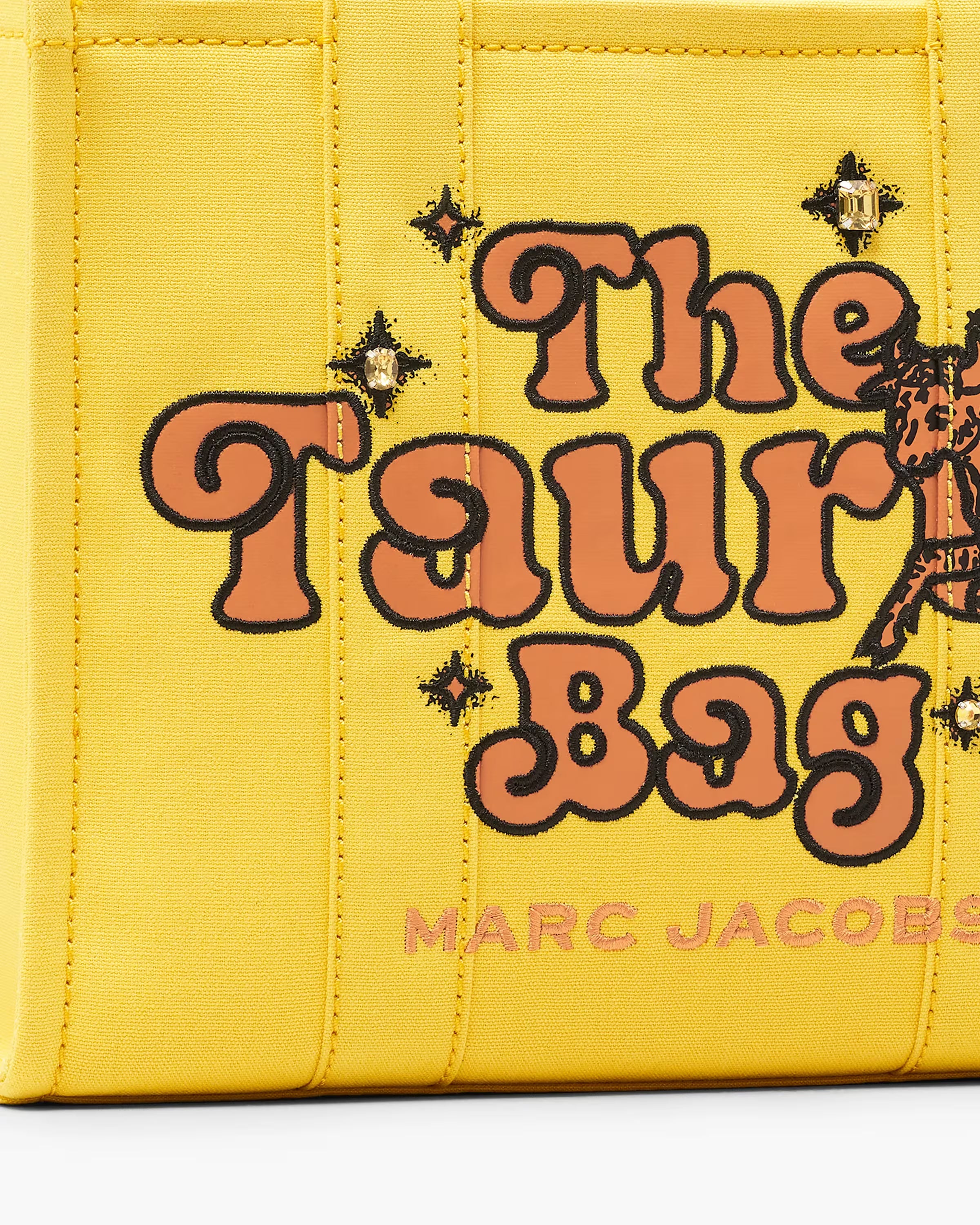 Marc Jacobs The Logo Webbing Strap Gold Multi