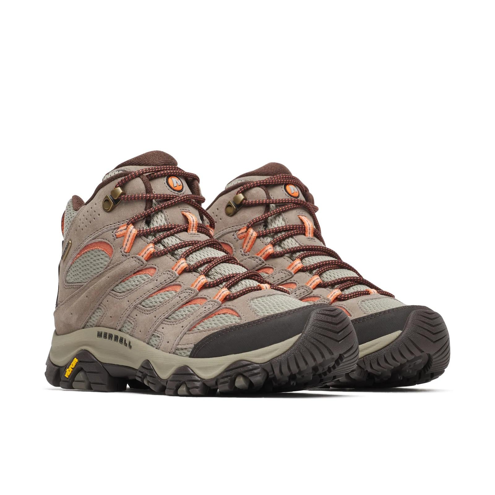 Merrell Women's Moab 3 Mid Waterproof Wide Width Bungee Cord