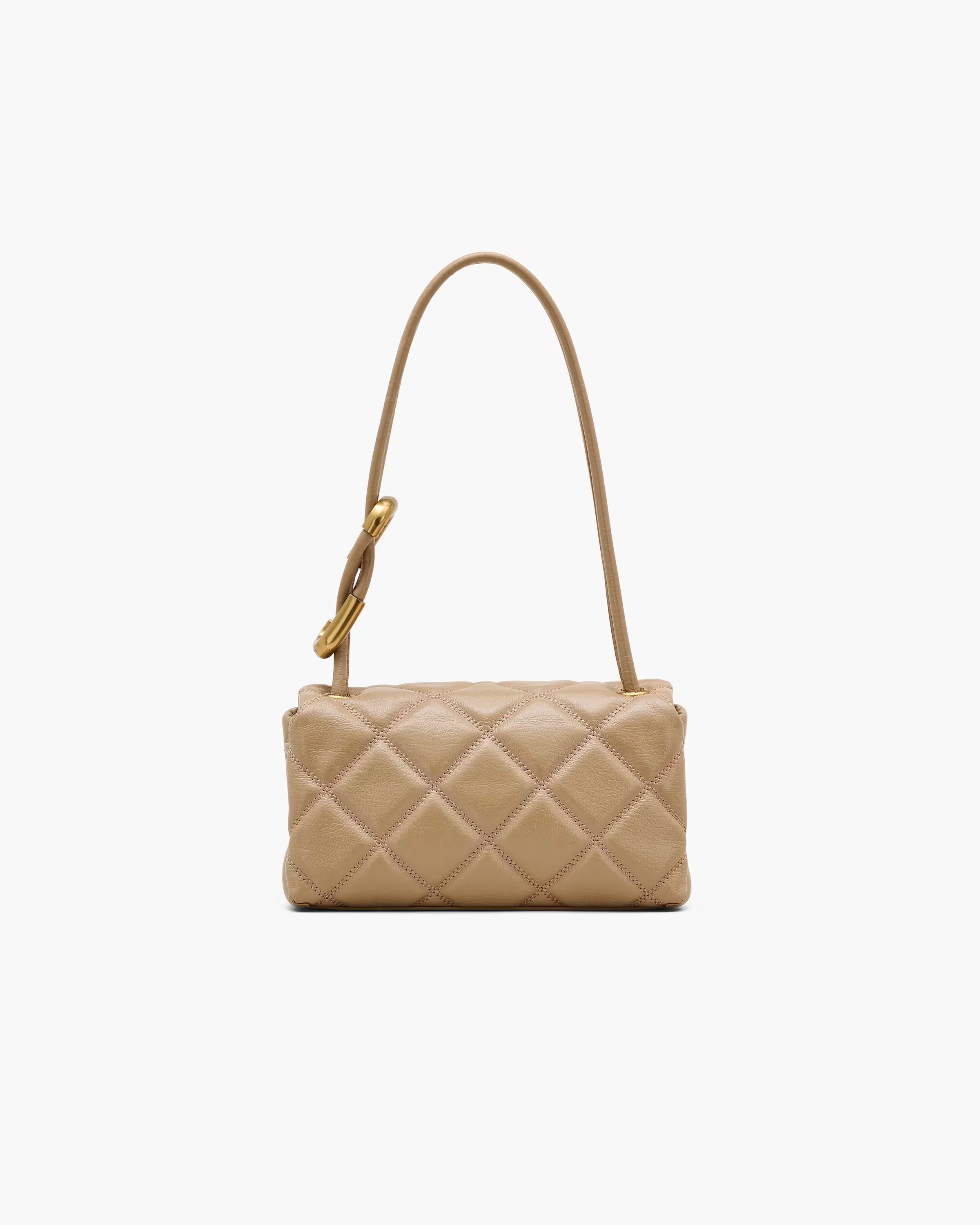 Marc Jacobs The Quilted Mini Dual Shoulder Bag Camel