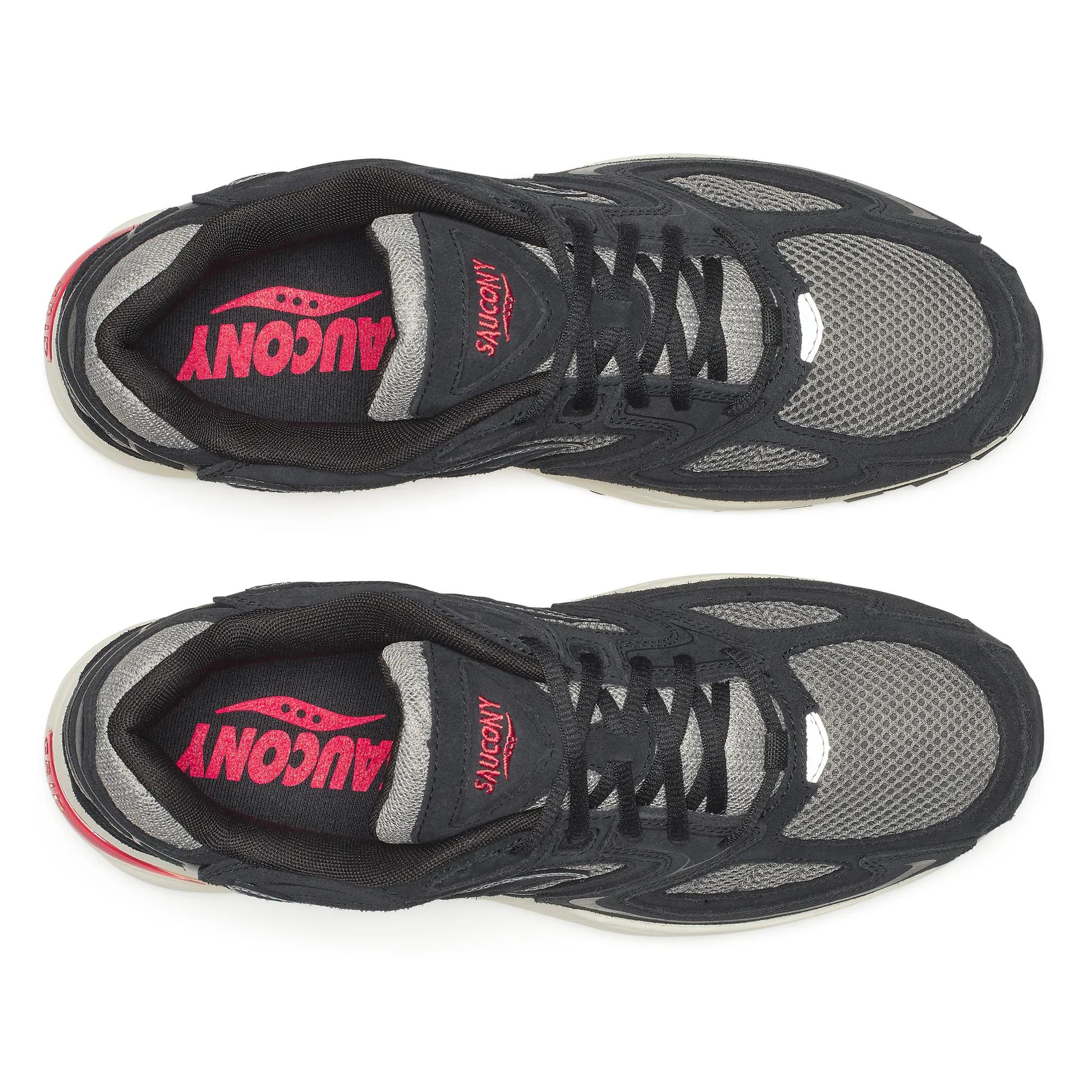 Saucony Grid Jazz 9 Suede Black | Fire Red
