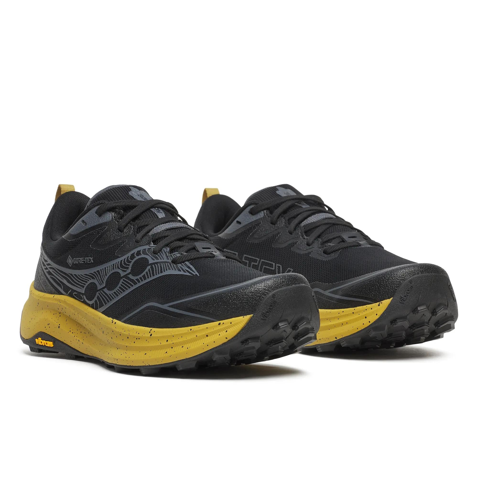 Saucony Men's Peregrine 16 GTX Black | Oil