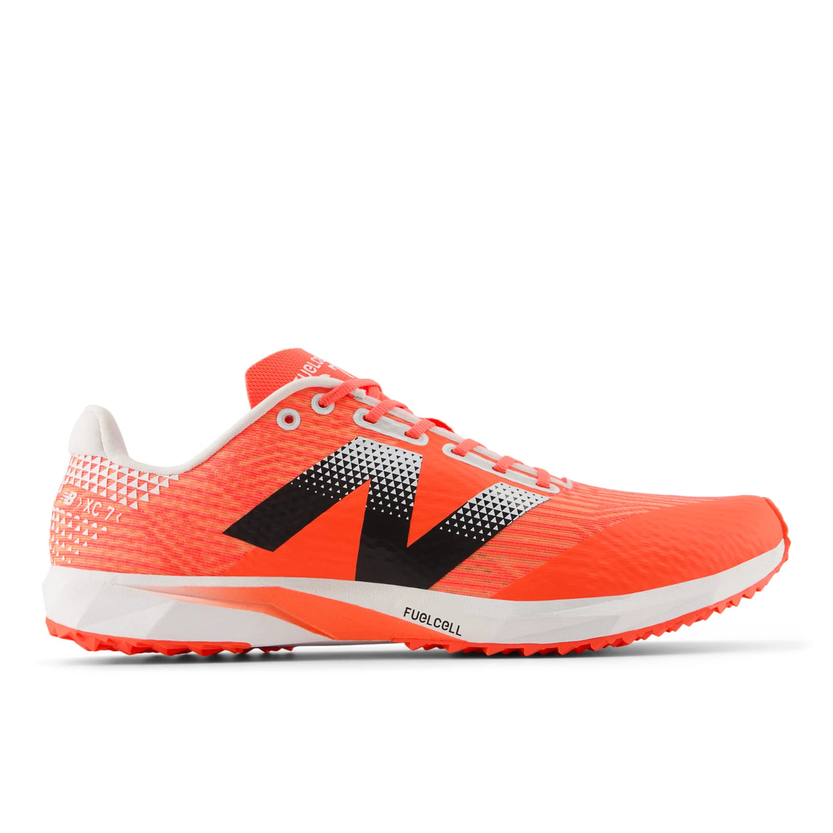 New Balance Fuelcell XC7 V5 Spikeless Urgent Red with White