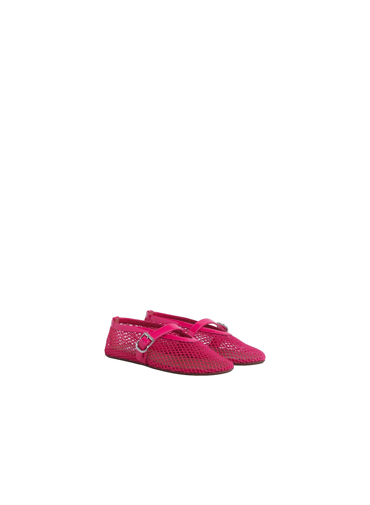Alaïa Ballet Flats In Fishnet