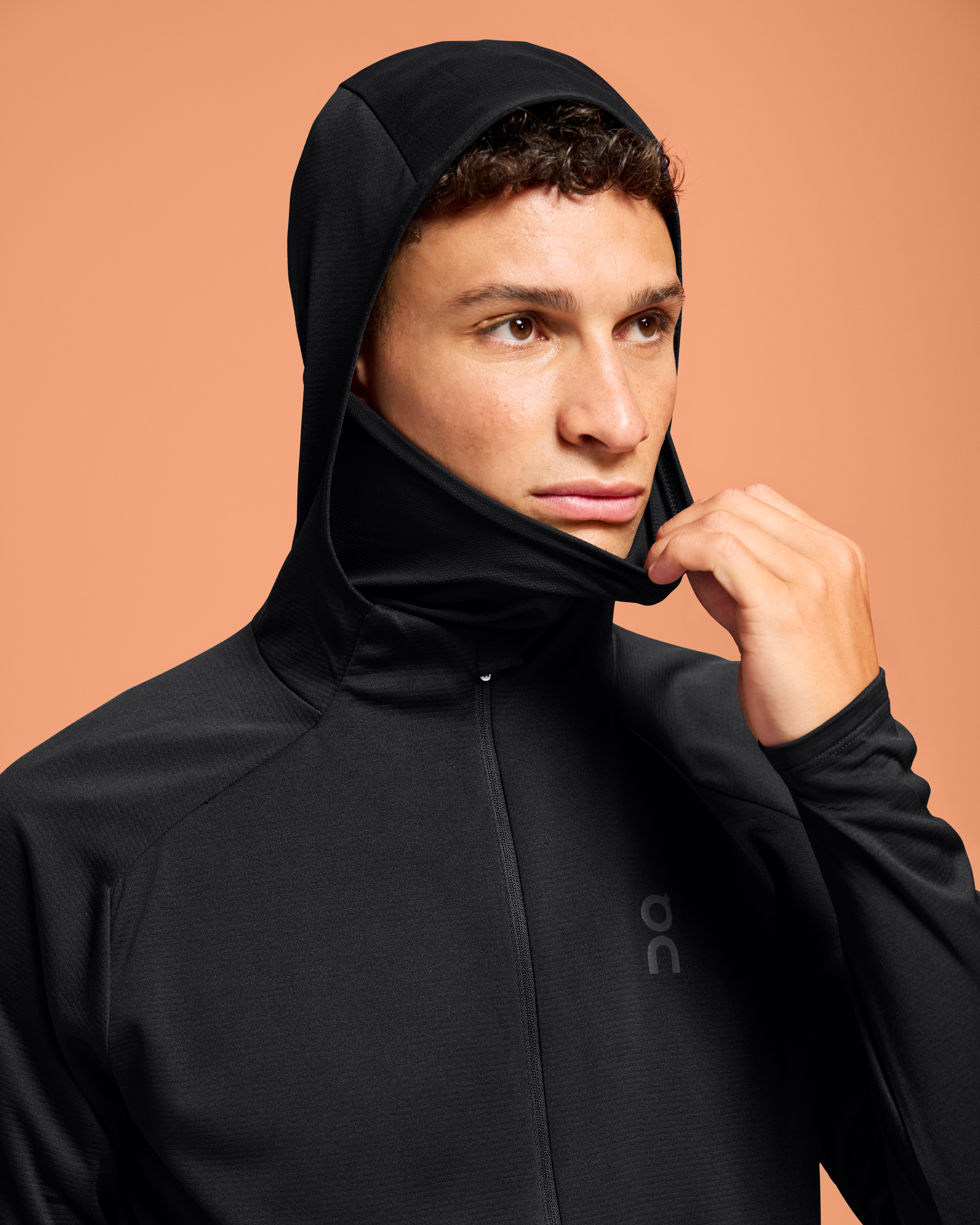 On Climate Zip Hoodie Black