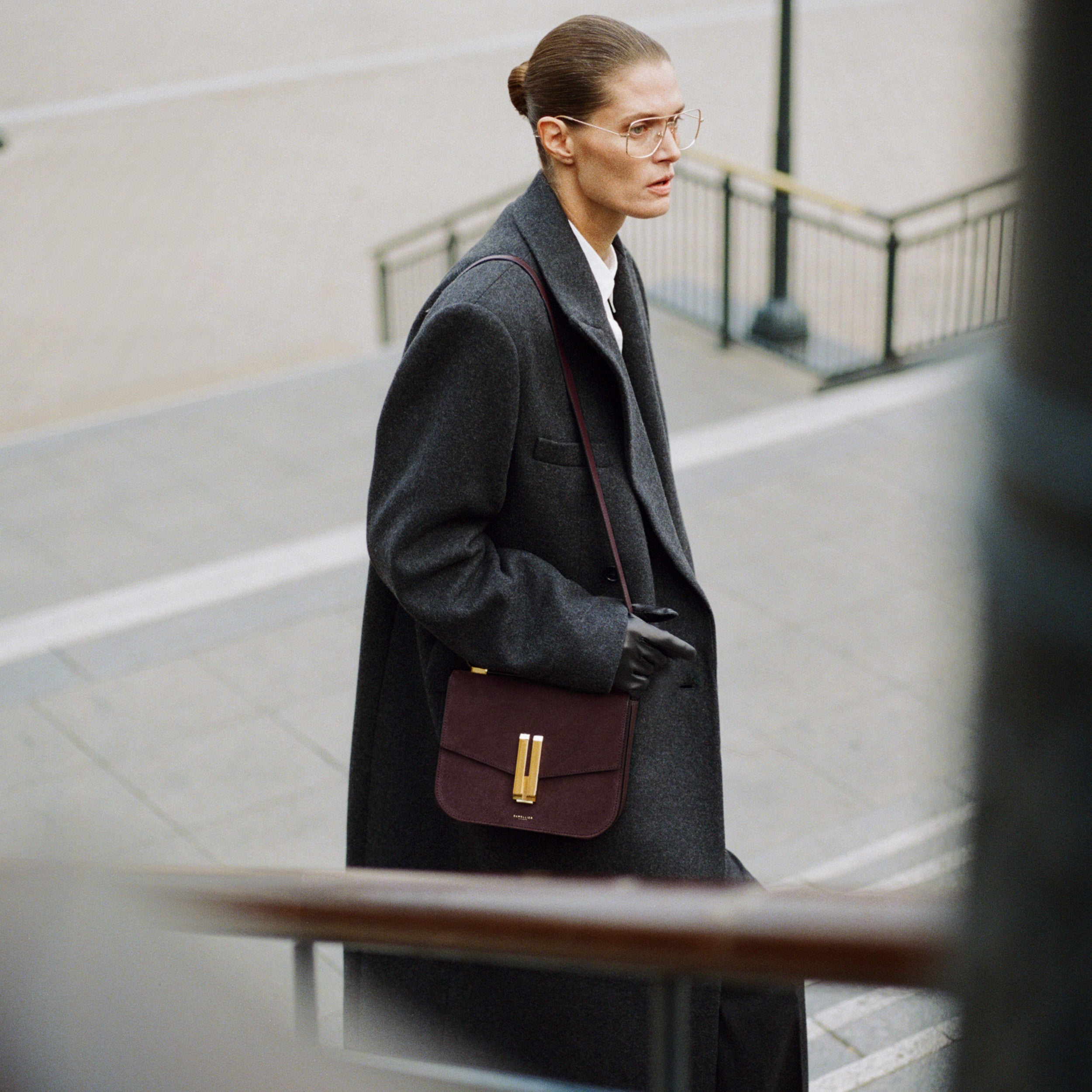 DeMellier The Vancouver burgundy suede & burgundy smooth