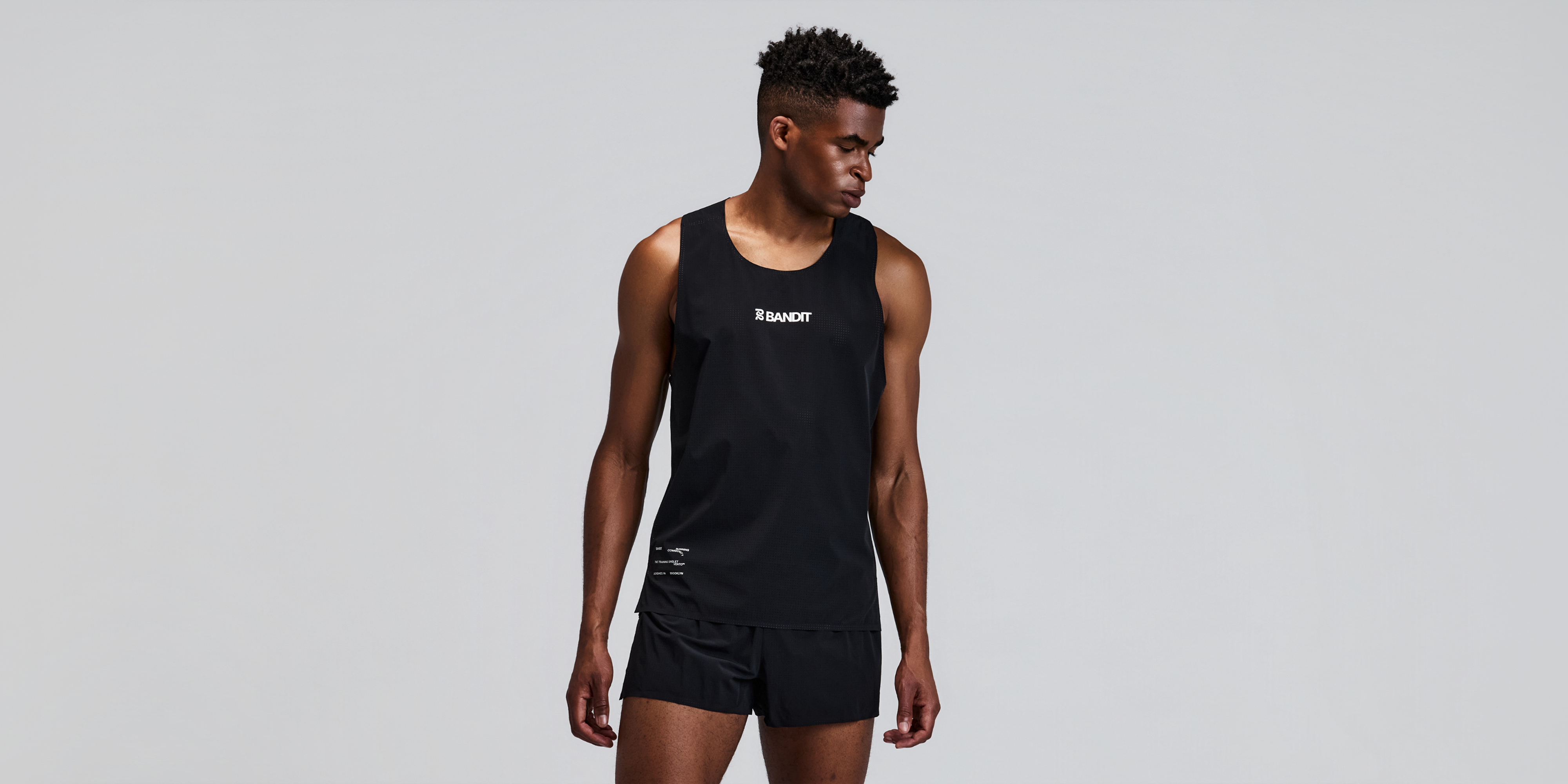 Bandit Vento Performance Singlet Black