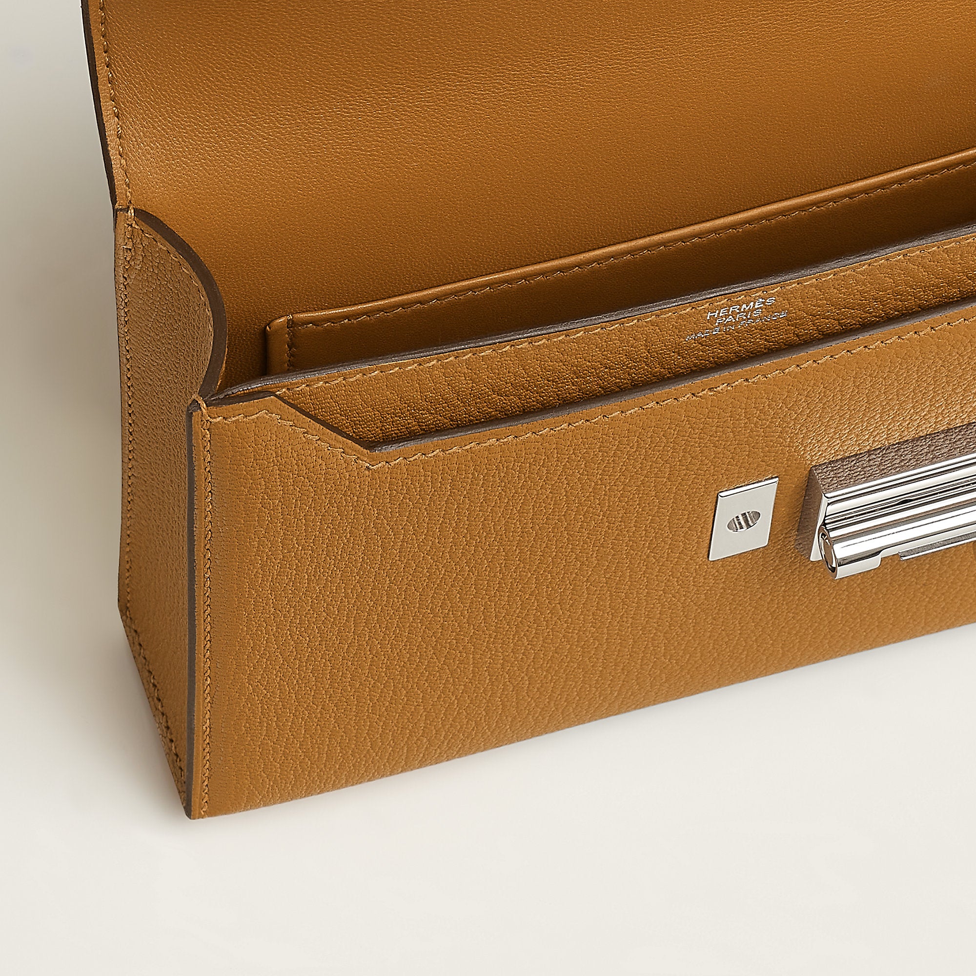 Hermes Verrou Mini Bag Caramel