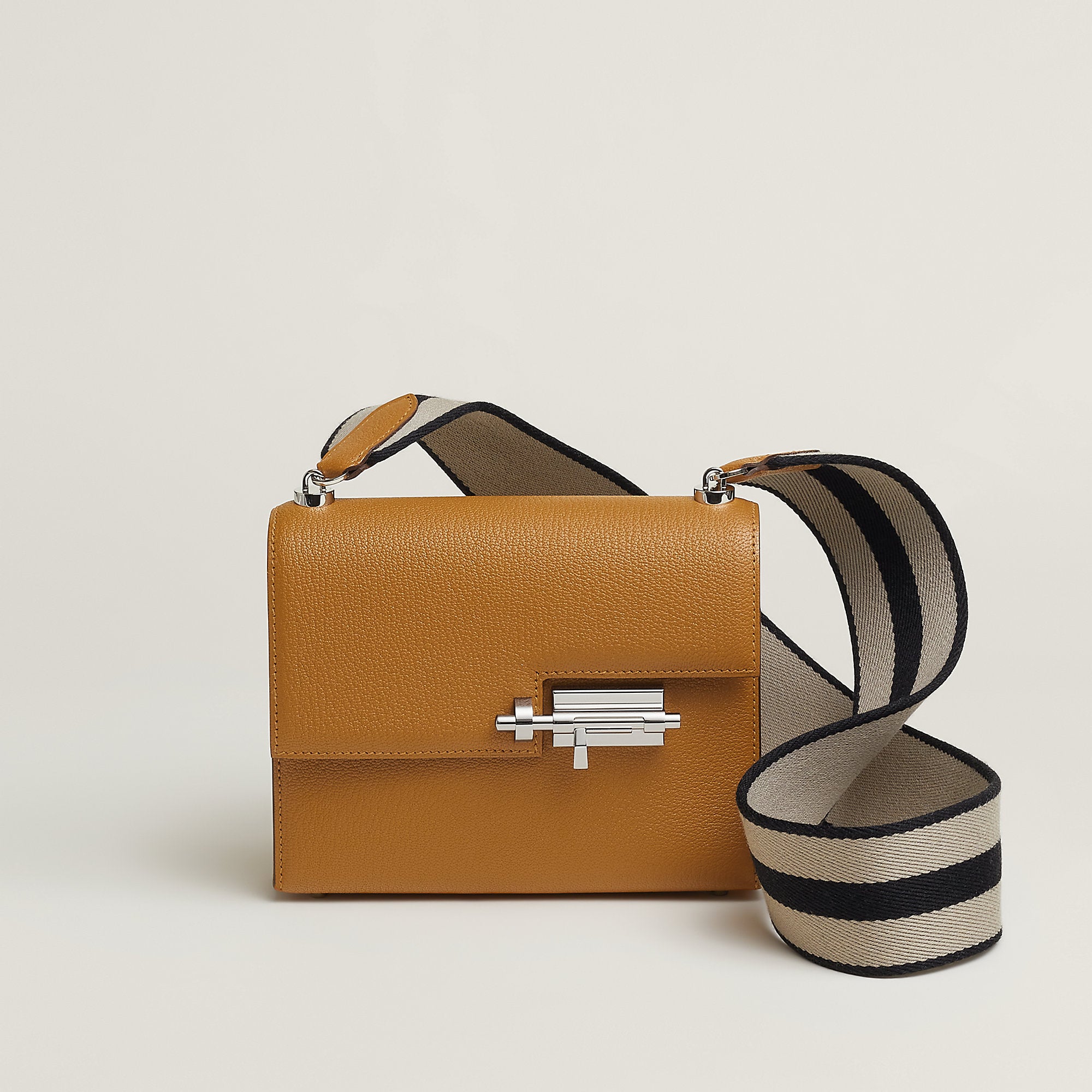 Hermes Verrou Mini Bag Caramel