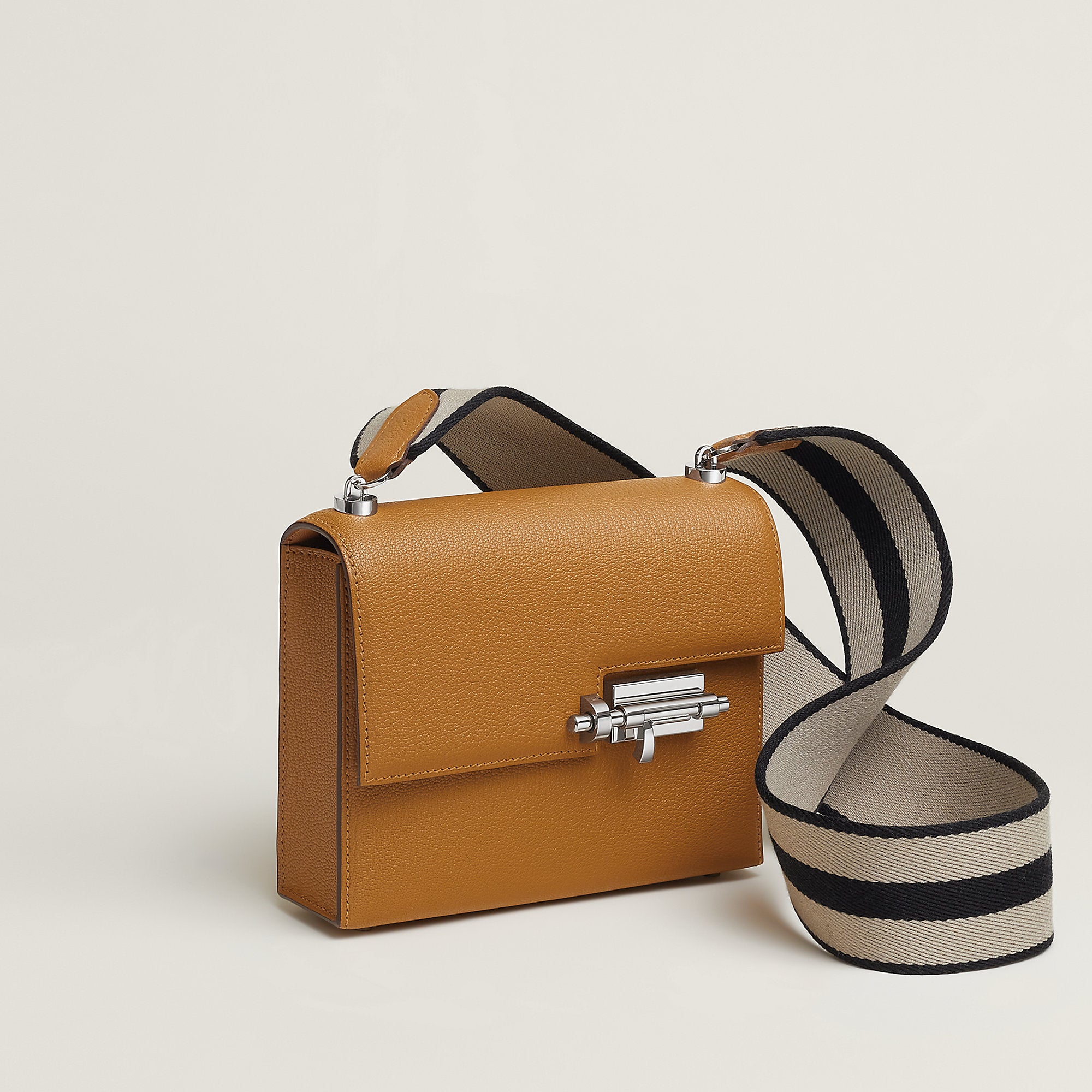 Hermes Verrou Mini Bag Caramel