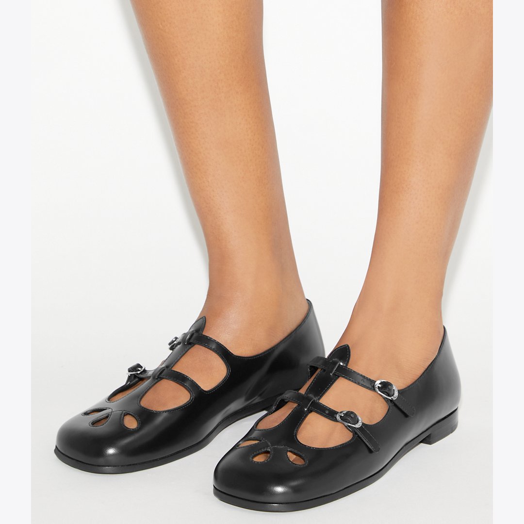 Tory Burch Violet Mary Jane BLACK
