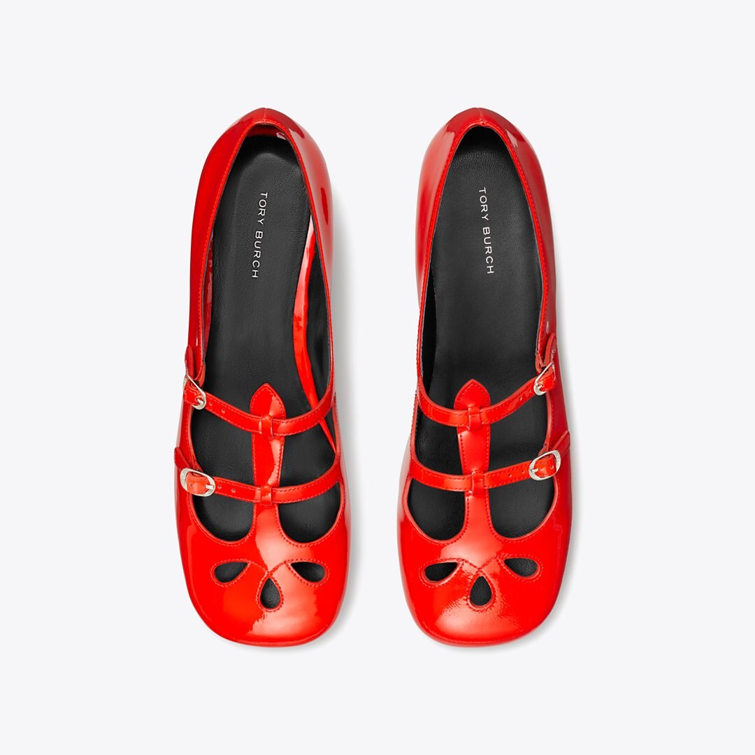 Tory Burch Violet Mary Jane BLAZING RED