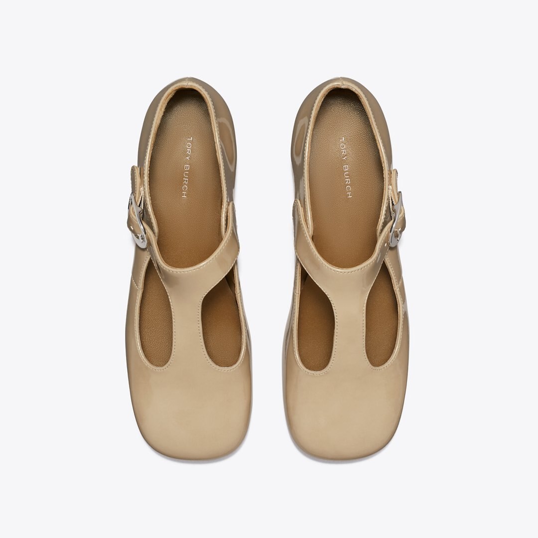 Tory Burch Violet T-Strap MOON SHELL