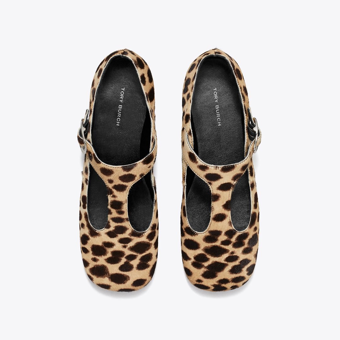 Tory Burch Violet T-Strap CHEETAH SPOTS